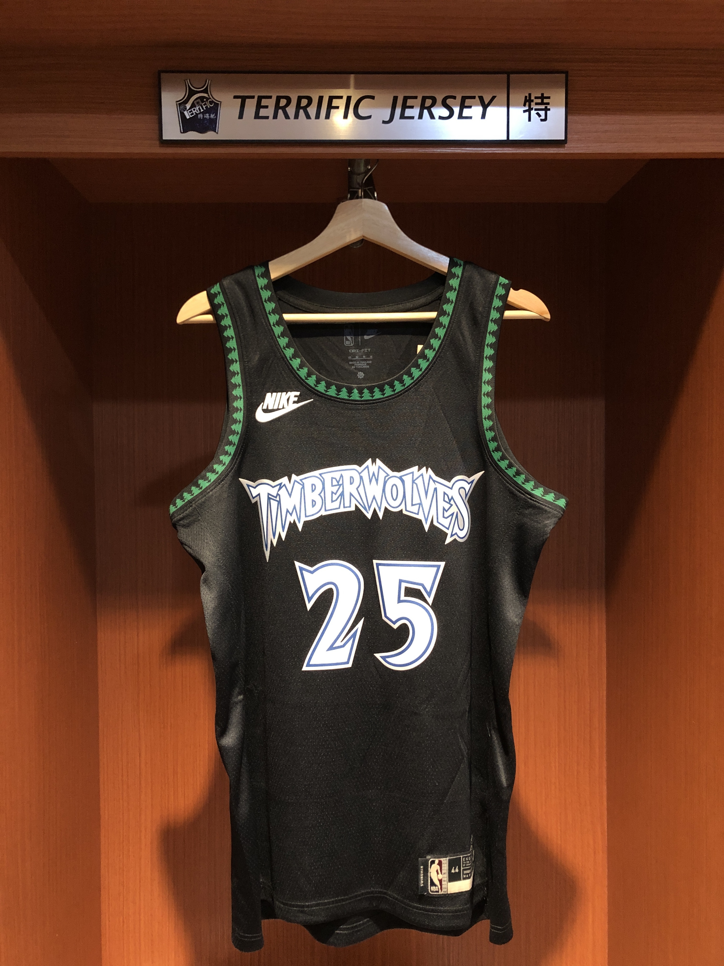 NBA球衣 Derrick Rose 明尼蘇達灰狼復古 25-26 HWC Nike Swingman 球迷版 熱轉印 全新