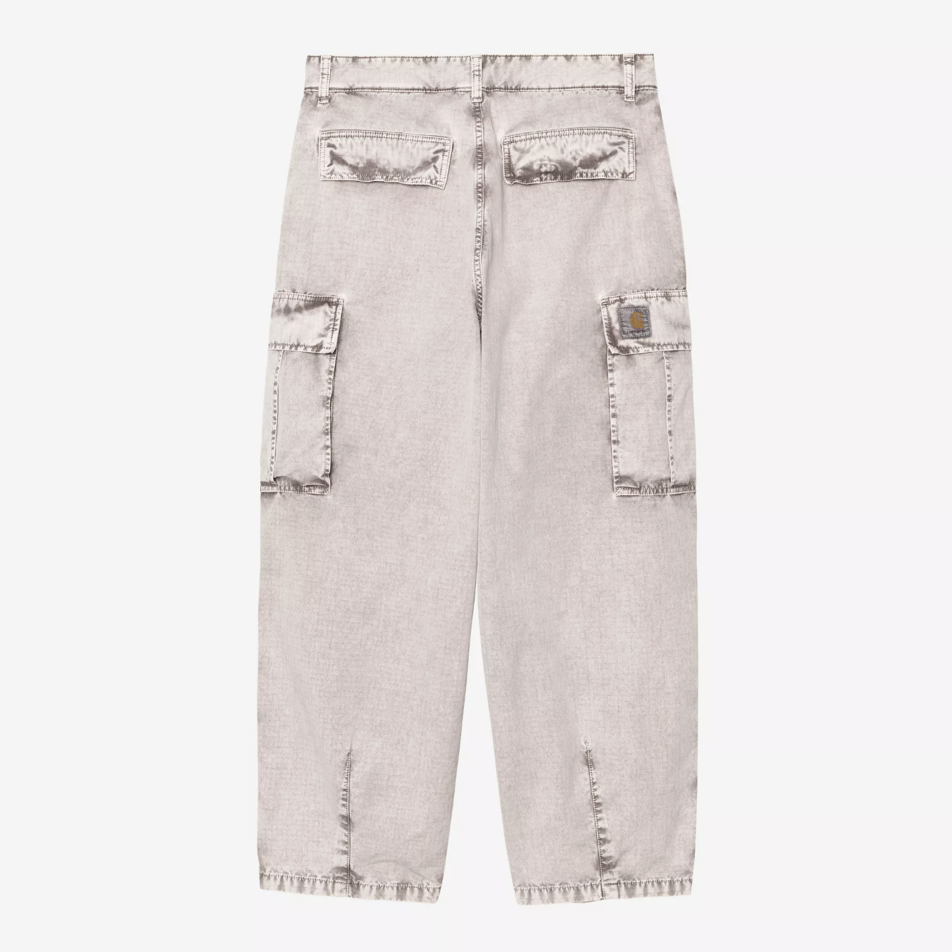 -(B5b01)-CARHARTT WIP COLE CARGO PANT 油漆感 刷色 口袋 工裝褲 灰粉色-I036508