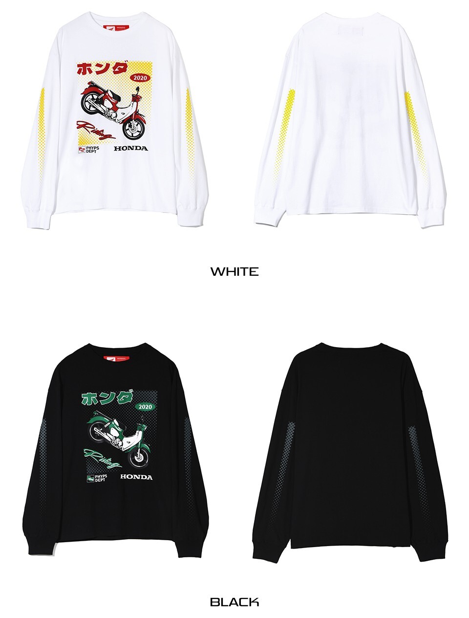 【預購】K031358 Honda 動漫版 Super Cub 長袖上衣