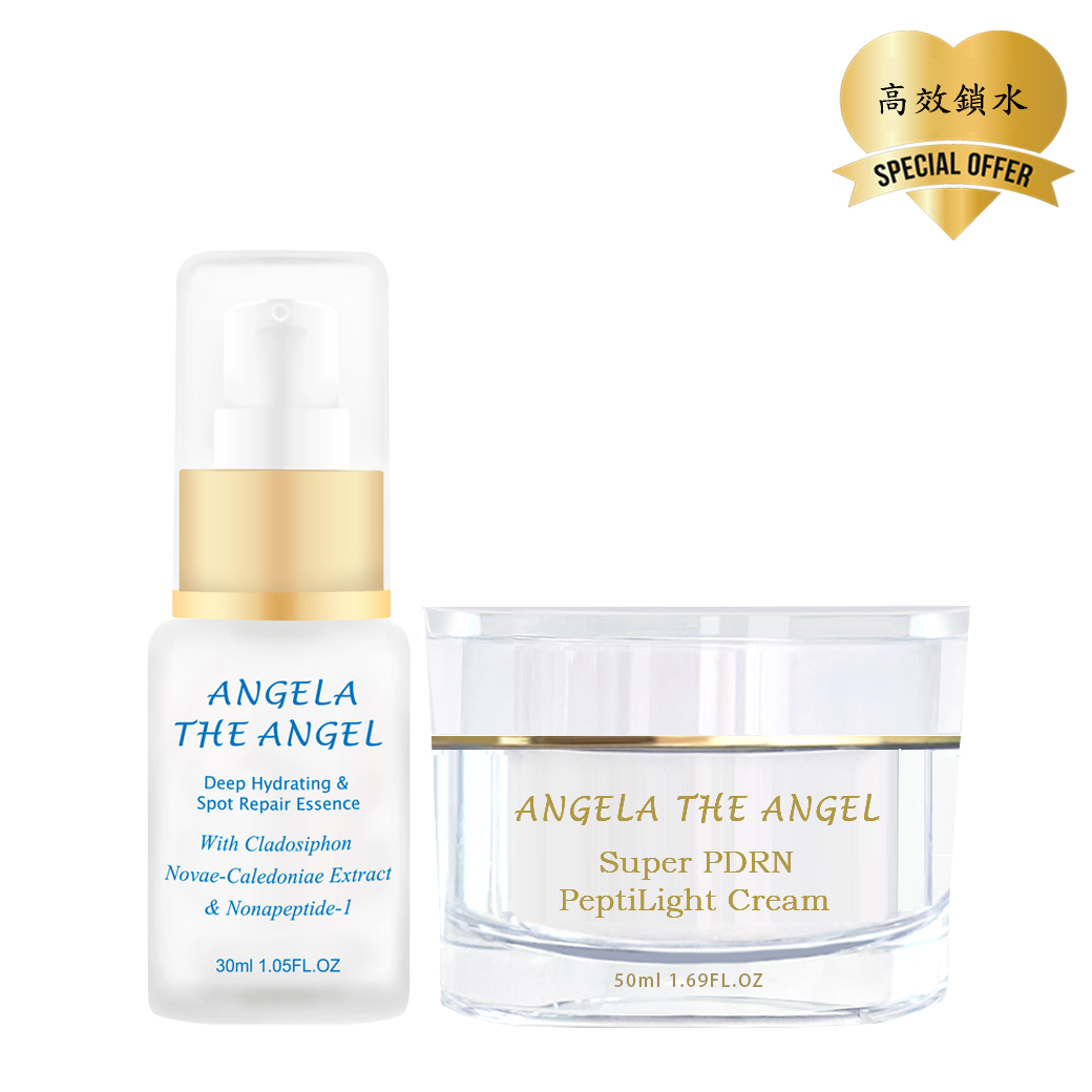 71折 💛 PDRN 光波胜肽美顏霜 + 秒補水激淨白淡斑精華