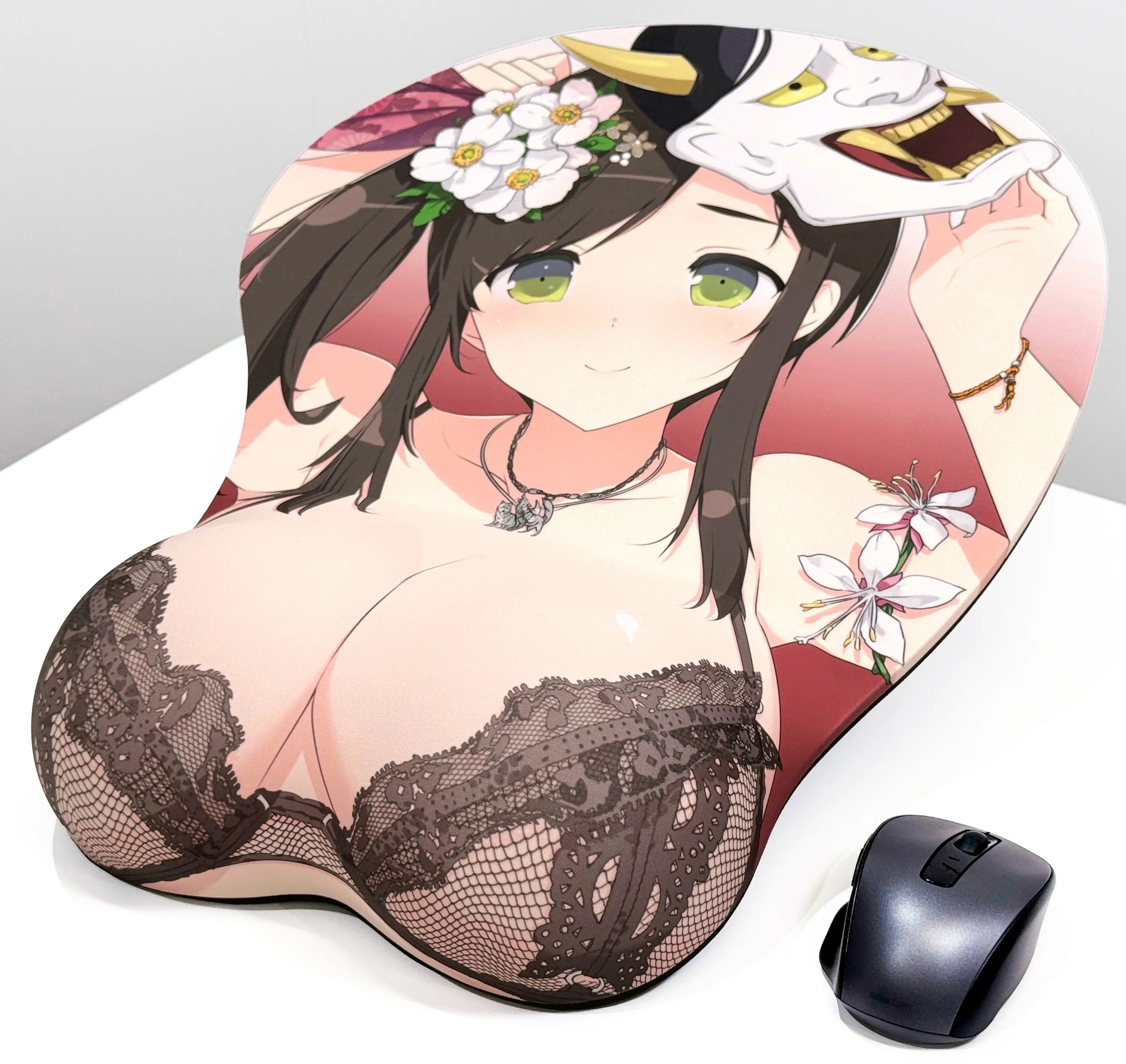 「ACG.GO」「預購」Soft Garage 閃亂神樂 叢 等身大 Oppai Mouse Pad