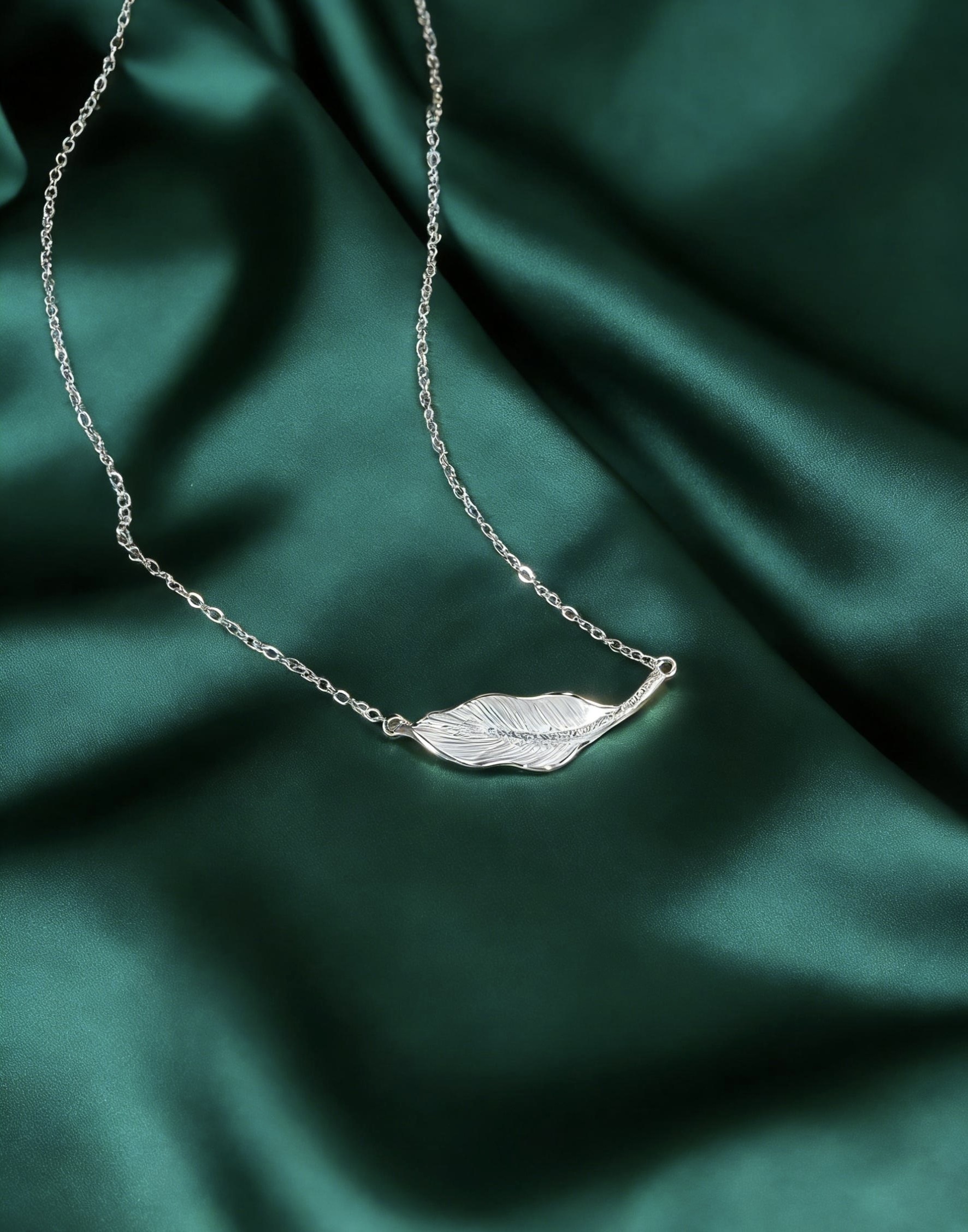 (AC1) 秋風私語 項鏈 S925厚銀- #X0235401 #AP2604