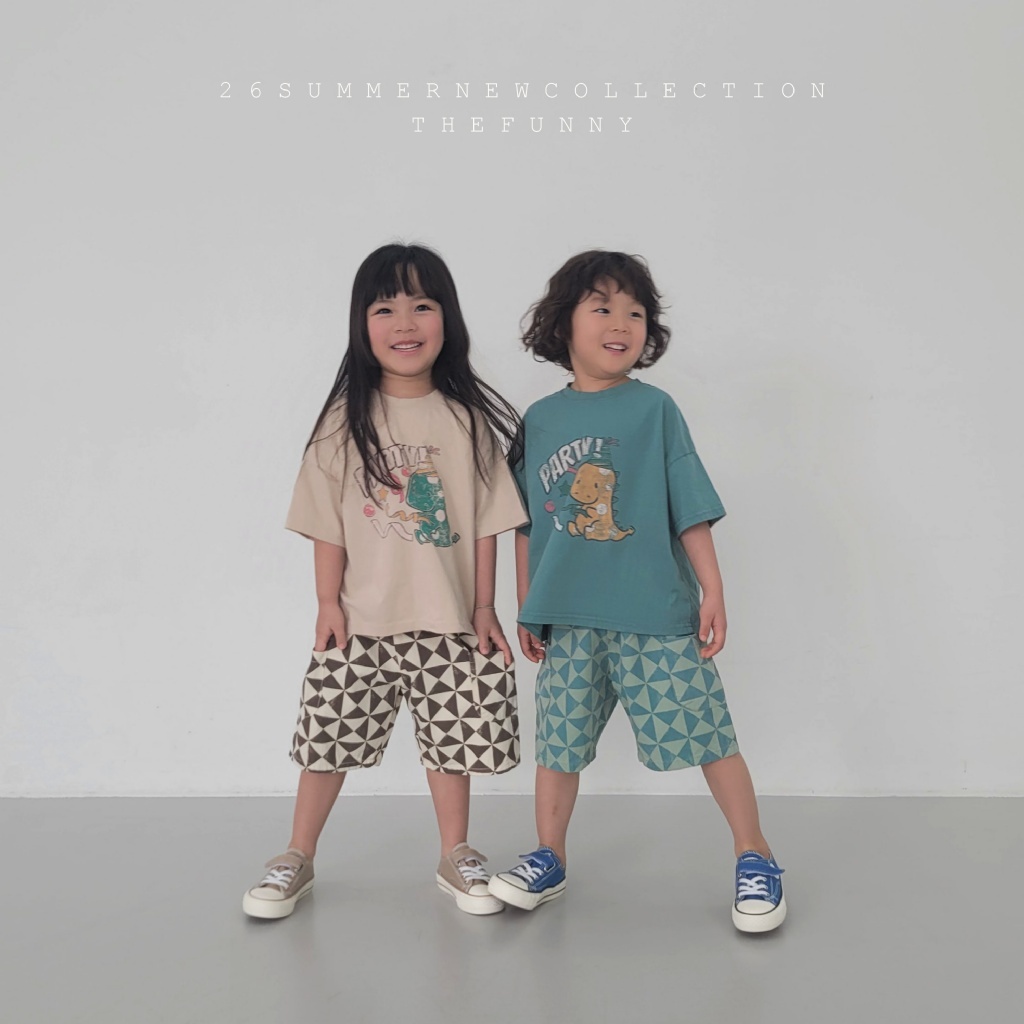 正韓夏thefunny 派對恐龍上衣