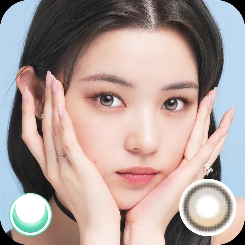 Lenbling 1 Day Small Pureble 13mm (Ash Brown) (10P)