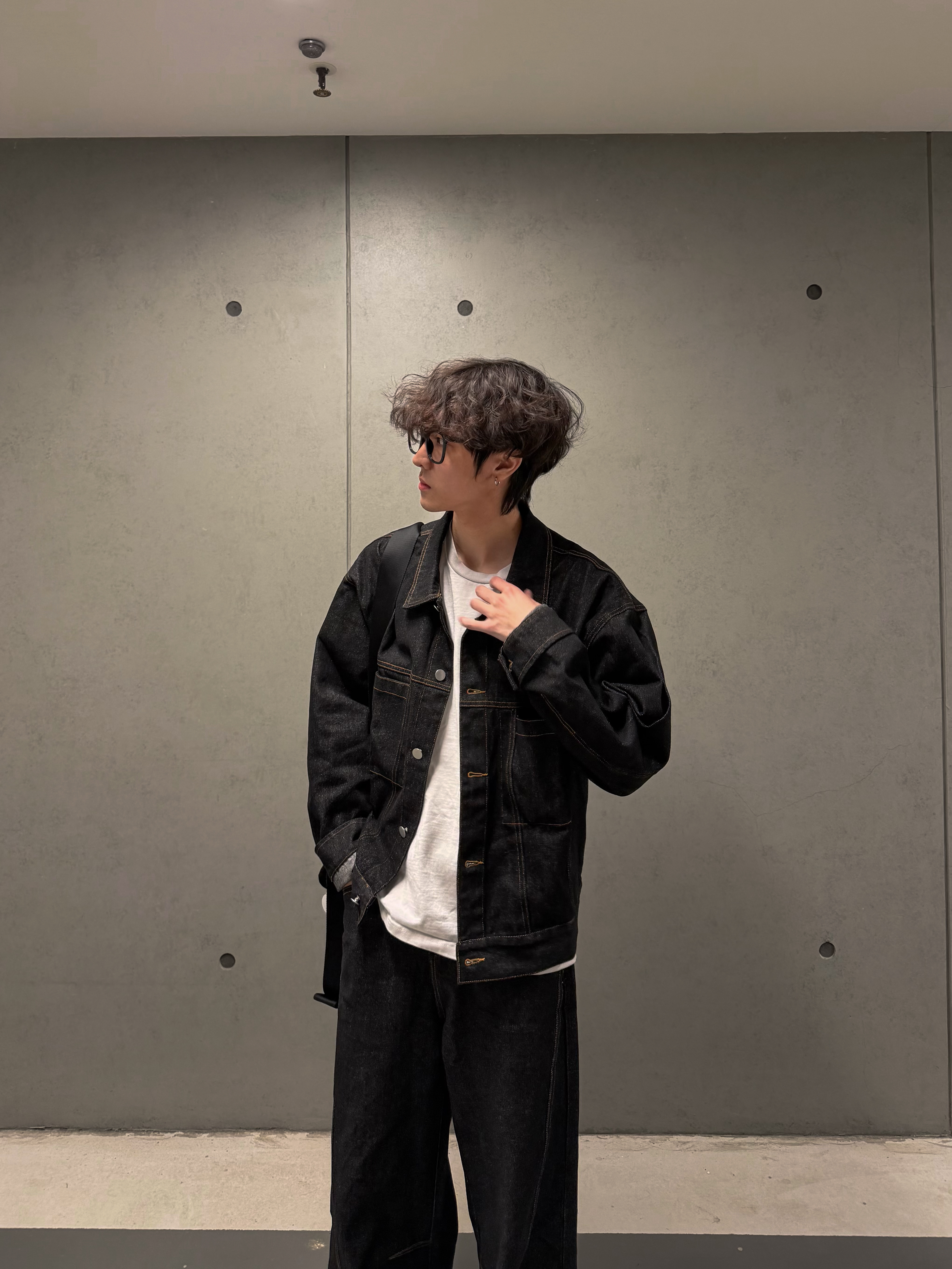 （現貨）丹寧原色短寬牛仔外套