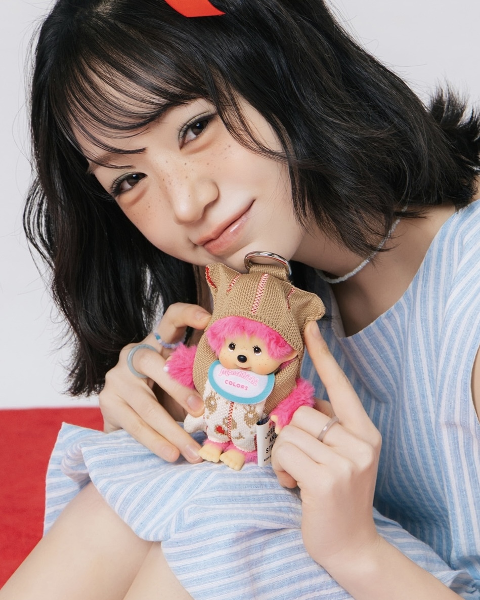 🇰🇷 JOSEPH AND STACEY X LUCKY PLEATED KNIT MINI POUCH MONCHHICHI 夢奇奇 蒙奇奇 聯名款 針織 娃包 鑰匙圈 吊飾 收納小包 / 預購
