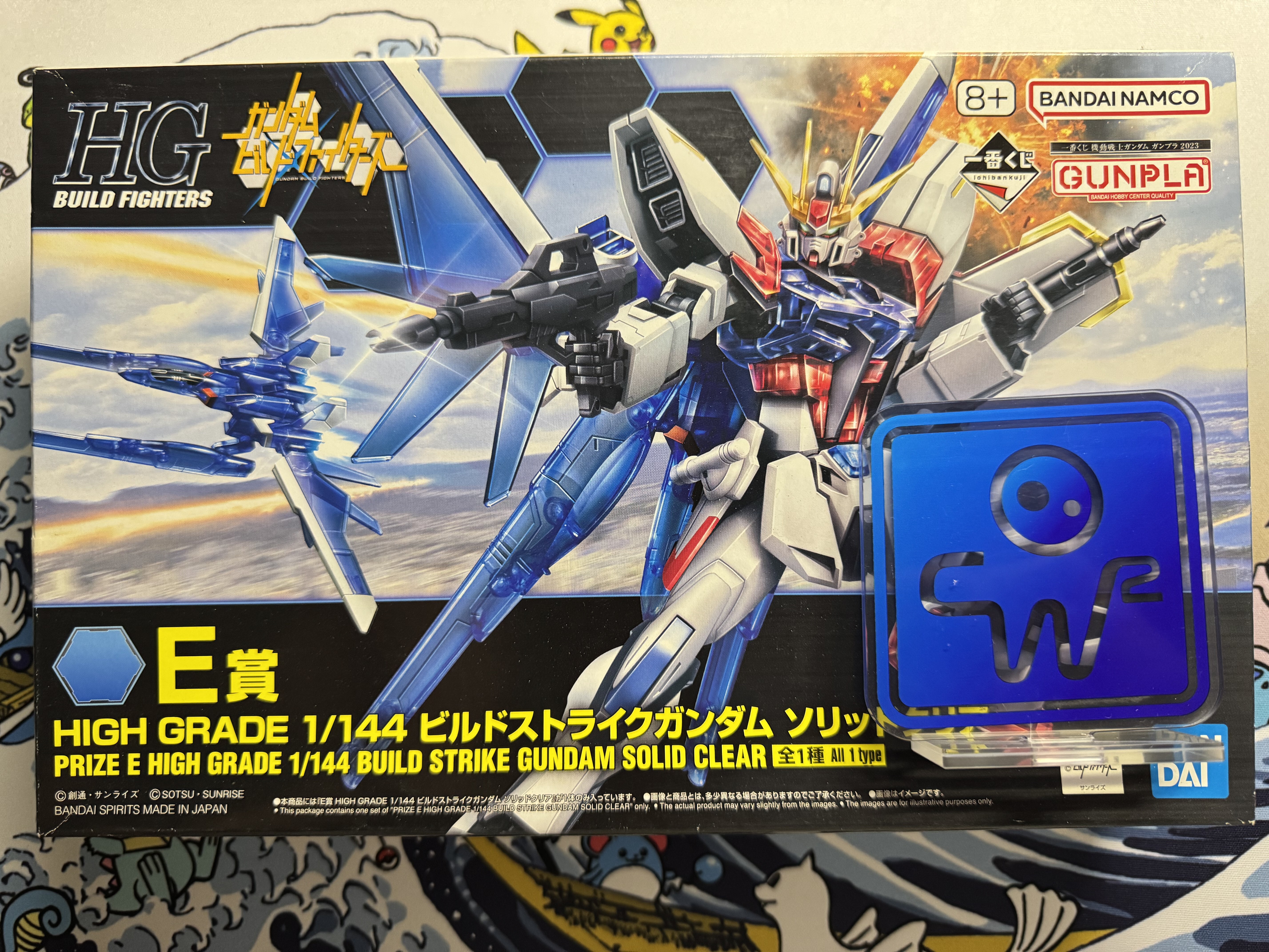 [寄賣] 一番賞 機動戰士高達 2023 E賞 - HG 1/144 創建突擊高達 Solid Clear ( CA)