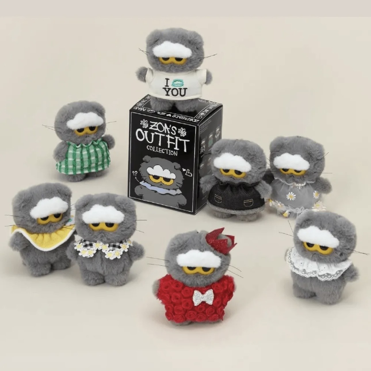 ZO&FRIENDS 盲盒 吊飾 單隻 ZOA G-DRAGON 權志龍 灰貓咪