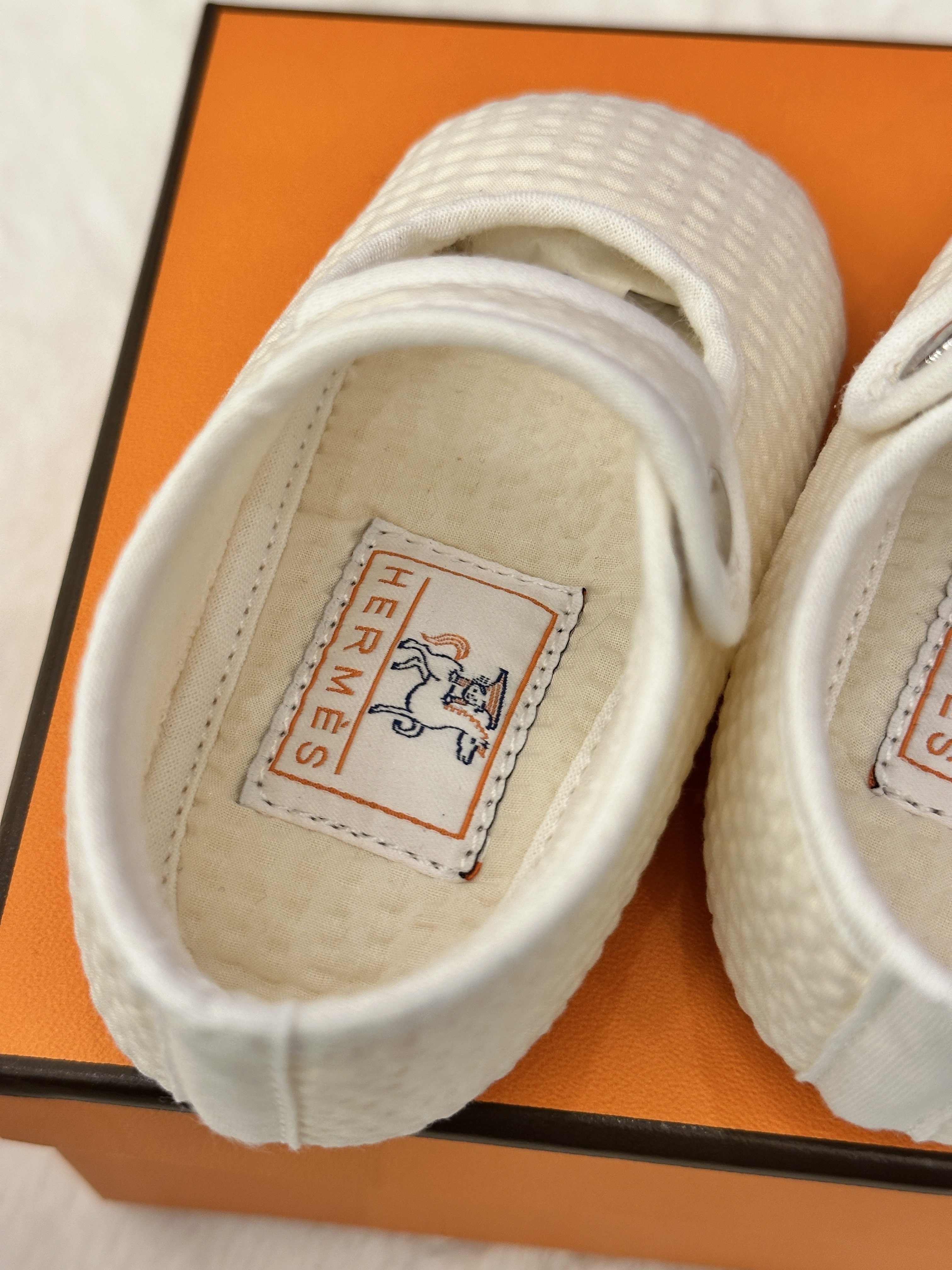Hermes Baby Chaussons Shoes Cabriole Size 19