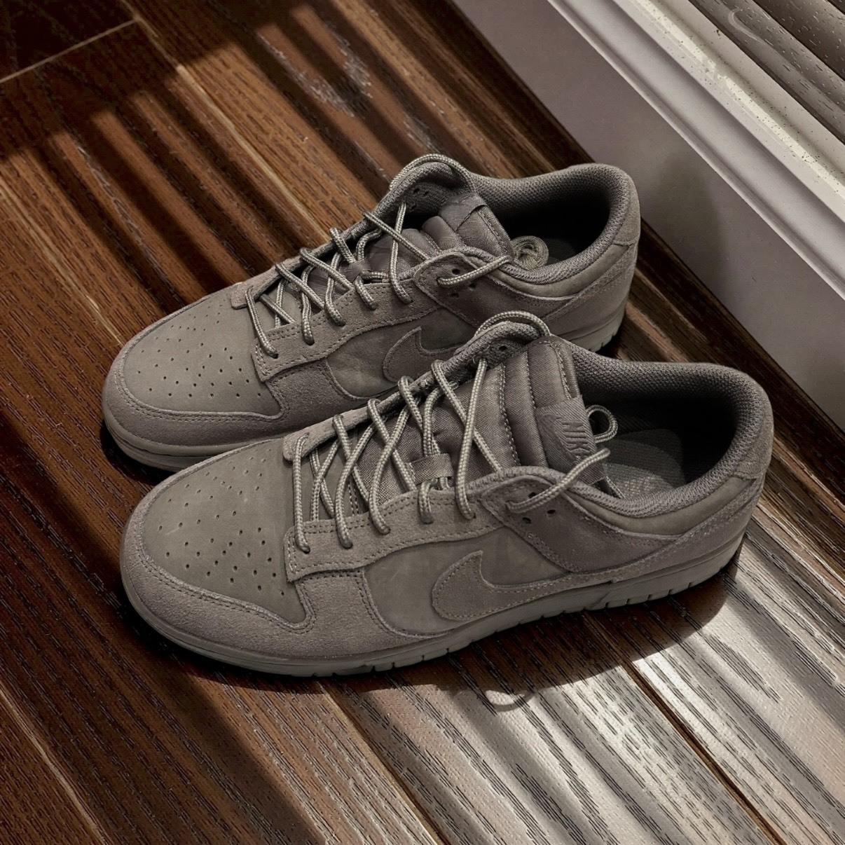 NIKE DUNK RETRO 麂皮 豆沙灰棕