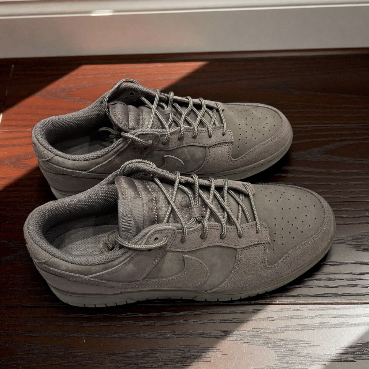 NIKE DUNK RETRO 麂皮 豆沙灰棕