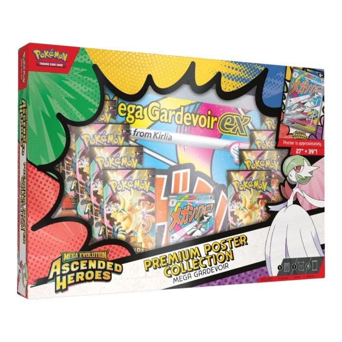 【美版】Pokemon Trading Card Game - Ascended Heroes - Mega Gardevoir Premium Poster Collection