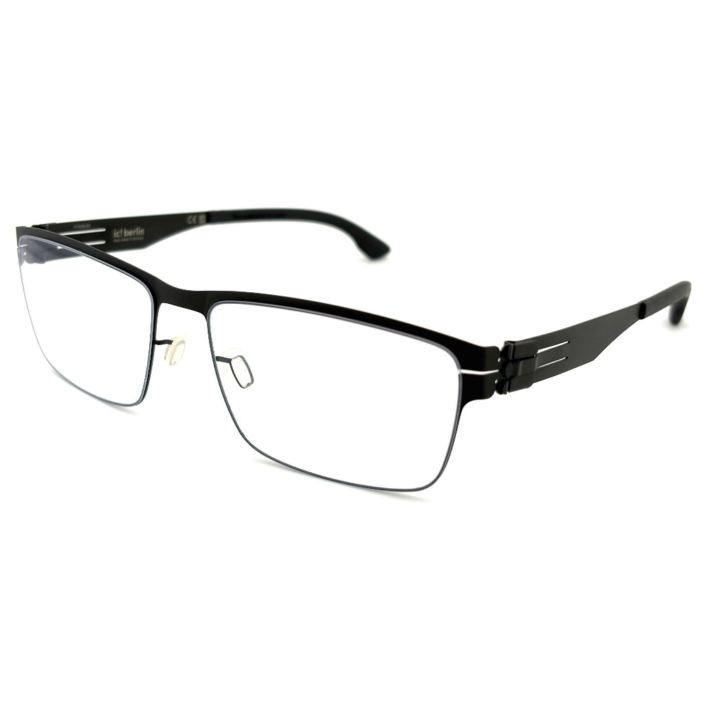 【ic! berlin】Hania L Large Black-59mm光學眼鏡(IC5163 002)