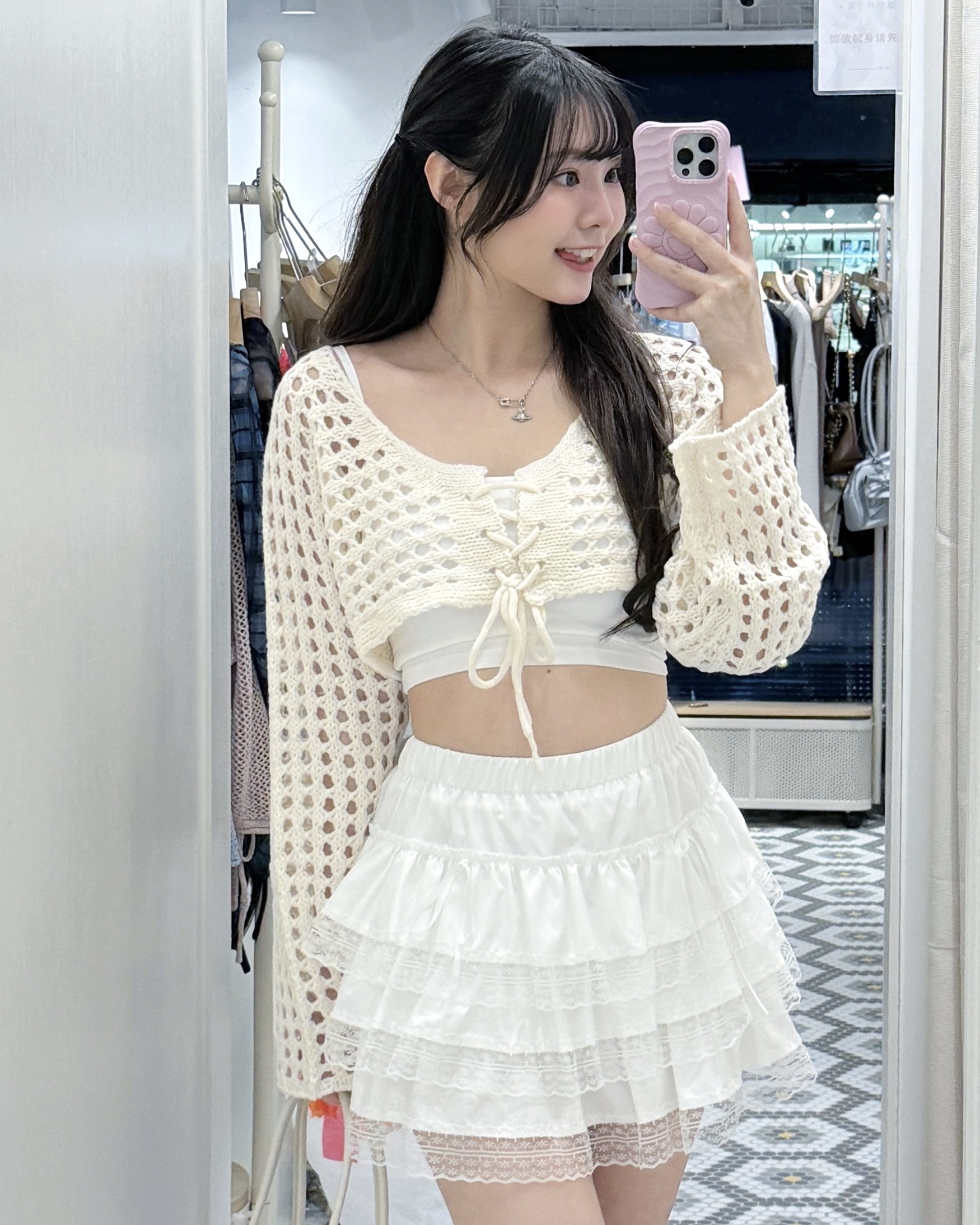 JP1191｜日本直送.ᐟ.ᐟ 歐美感短版針織外搭˚˖𓍢🏝