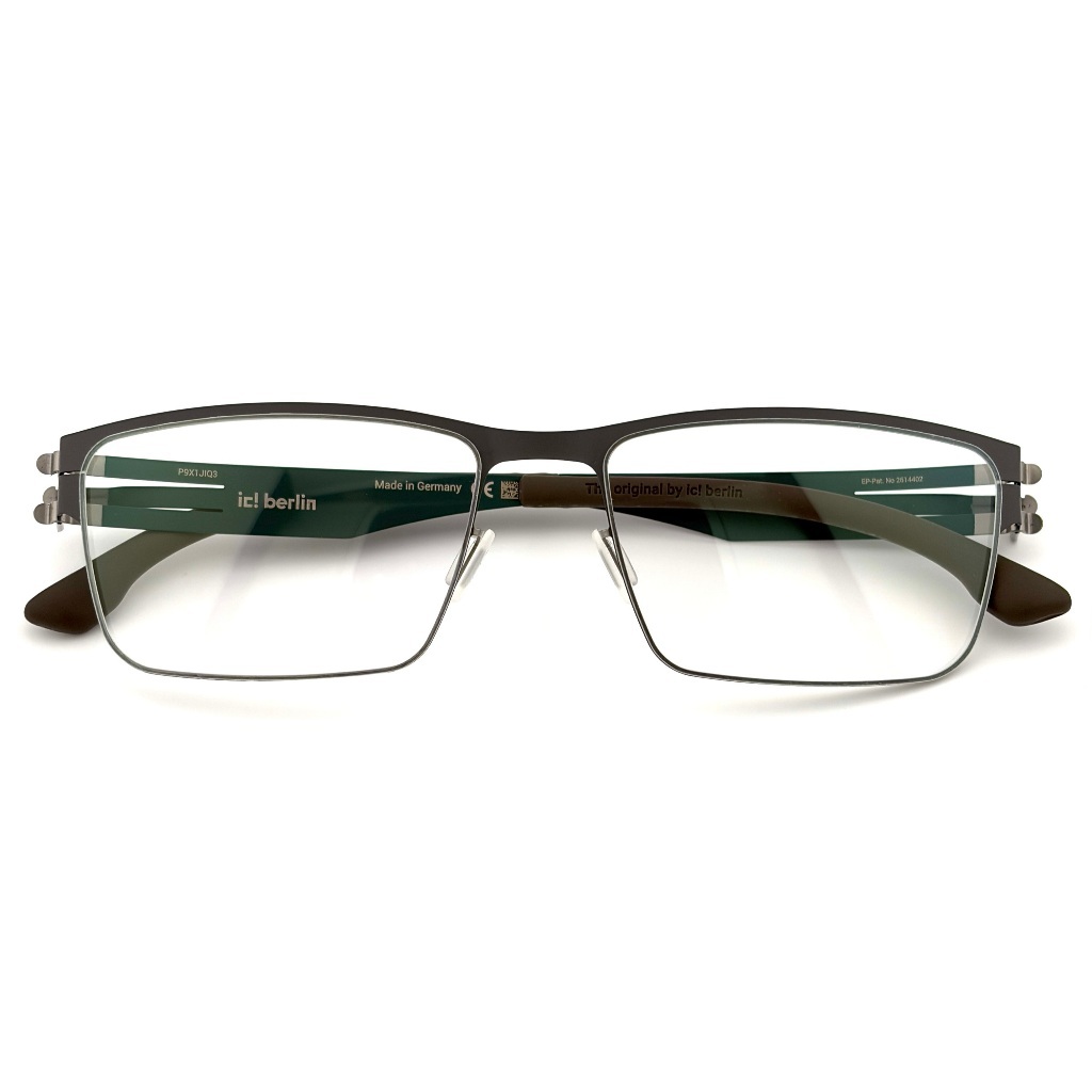 【ic! berlin】Hania L Boutder Spruce-56mm光學眼鏡(IC5022 009)