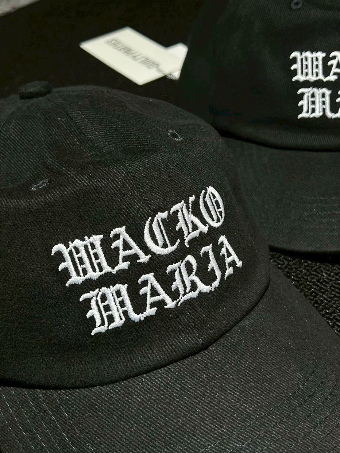 WACKO MARIA 天國東京 刺繡歌德字體Logo 老帽