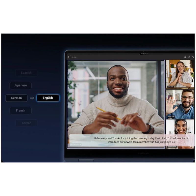 DTSL_Samsung Galaxy Book5 Pro 360_Live Captions Real-time Translations