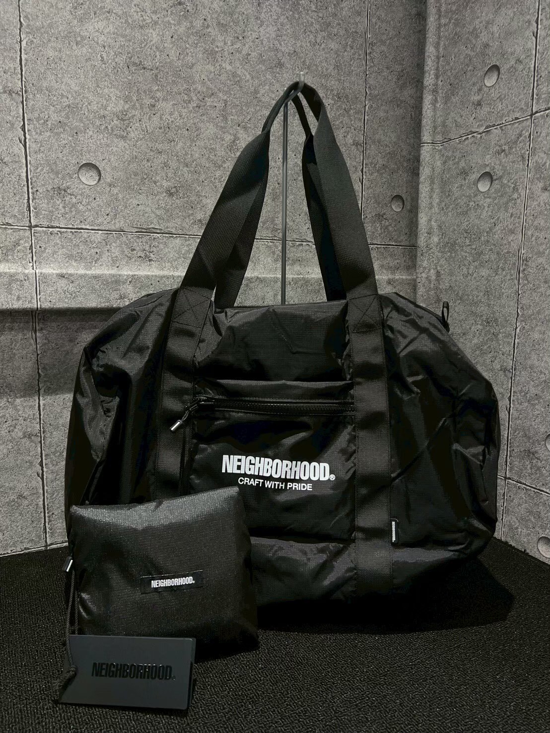 NEIGHBORHOOD 尼龍材質 中型旅行袋 收納袋