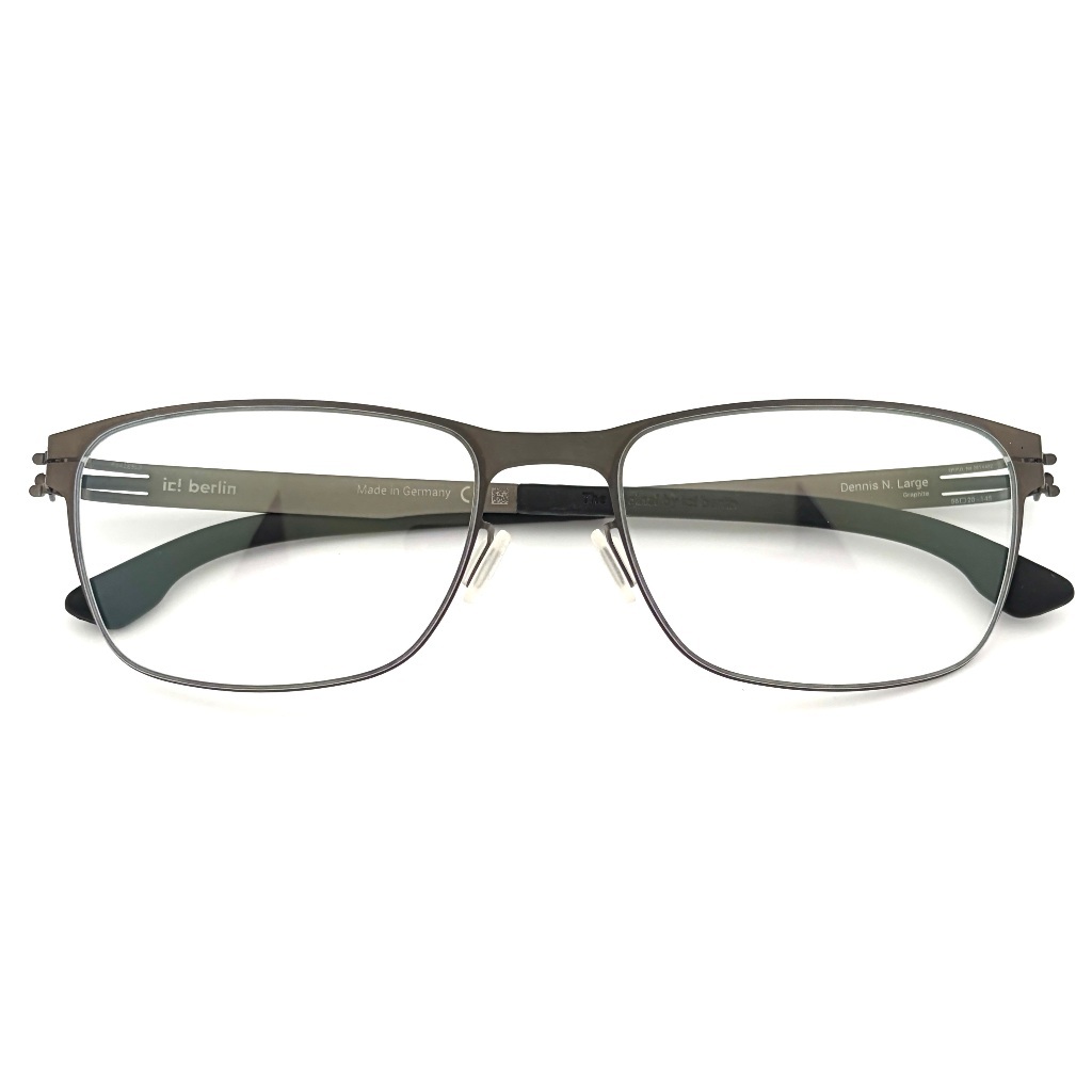 【ic! berlin】Dennis N Large Graphite-56mm光學眼鏡(IC5006 02A)