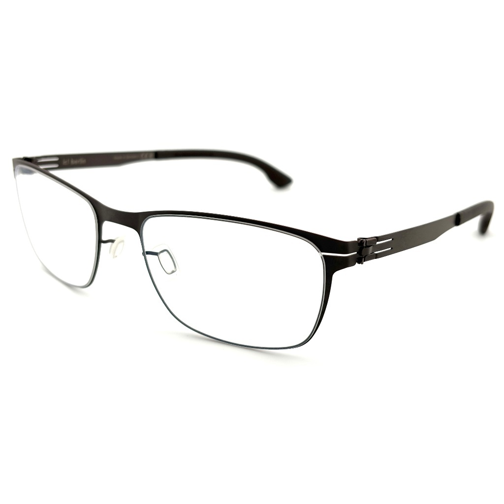 【ic! berlin】Dennis N Large Teak-56mm光學眼鏡(IC5006 049)