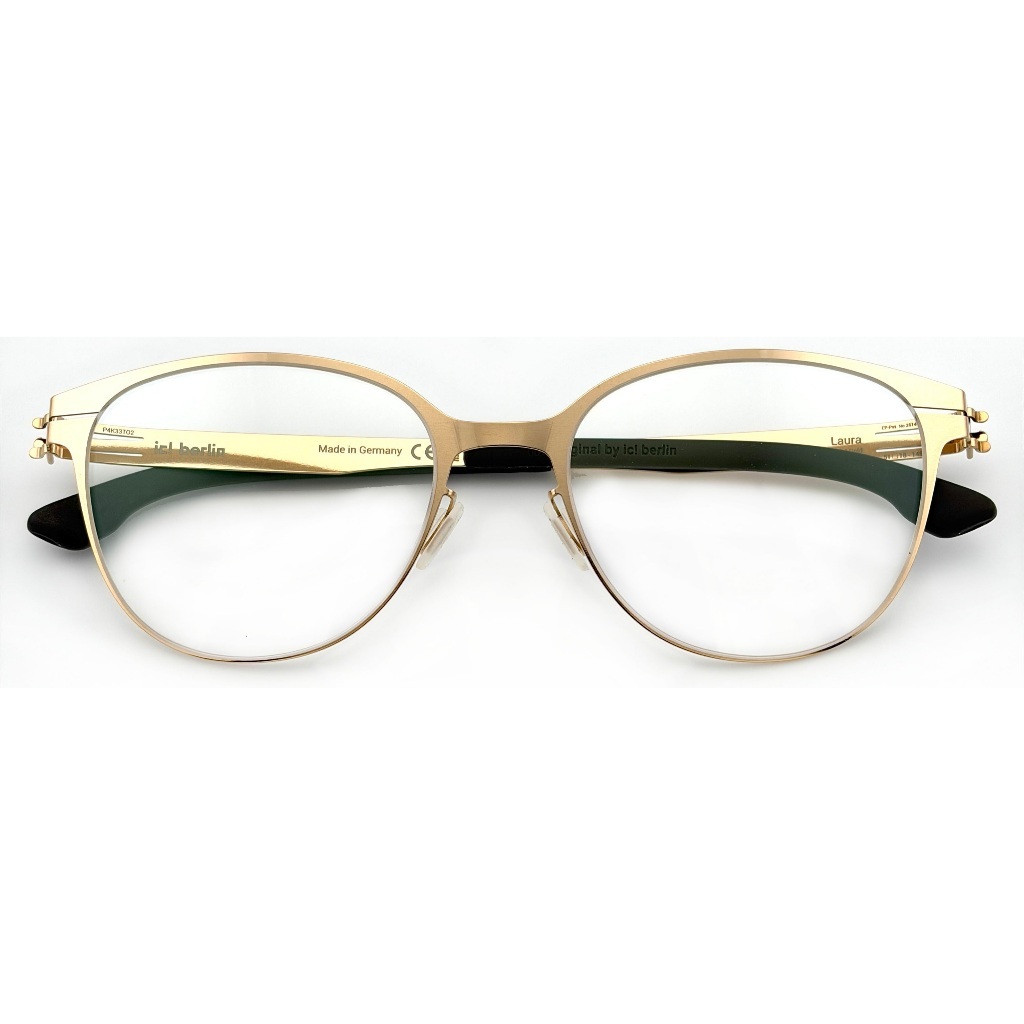 【ic! berlin】Laura Rose Gold-51mm光學眼鏡(IC5164 028)