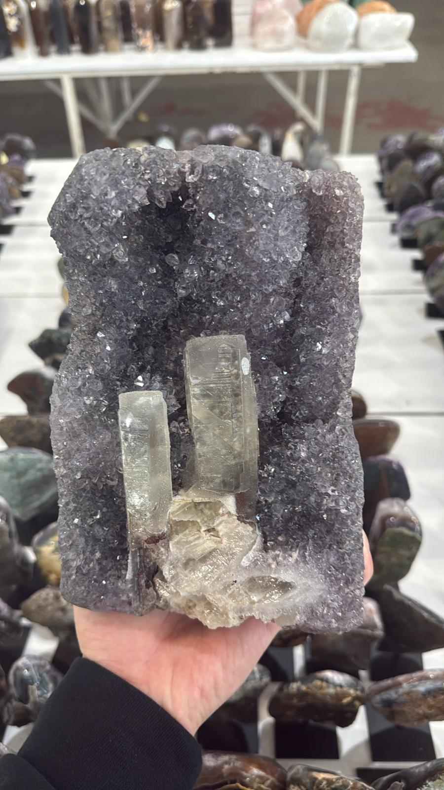 WL252 黑銀河紫水晶鎮 SSS級 A252 4.2 kg