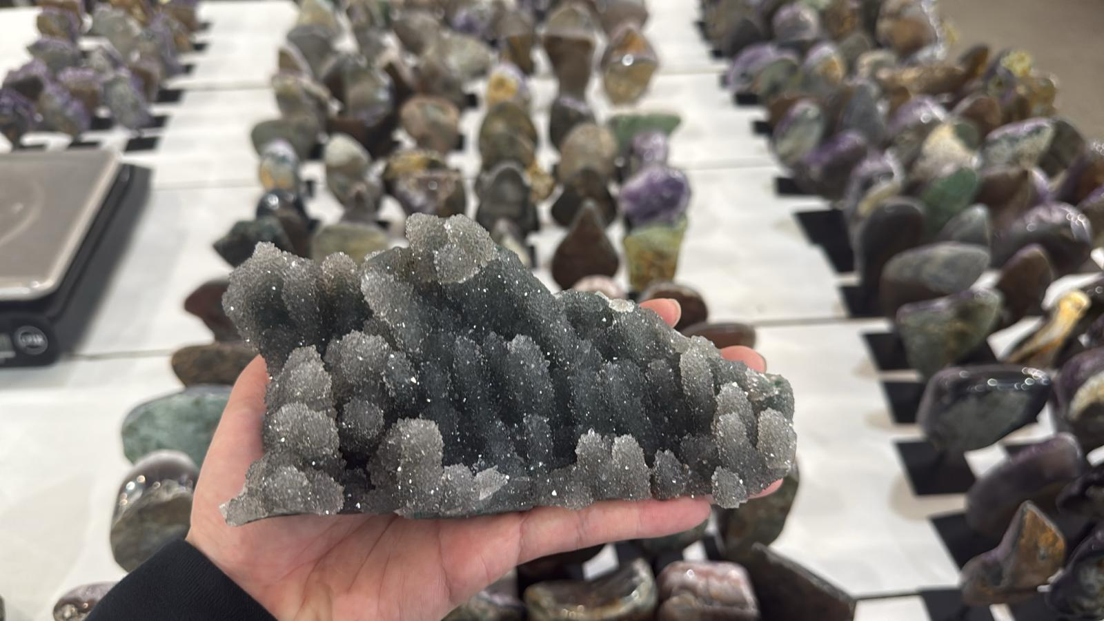 WL256 黑銀河紫水晶鎮 SSS級別 A256 0.8 kg