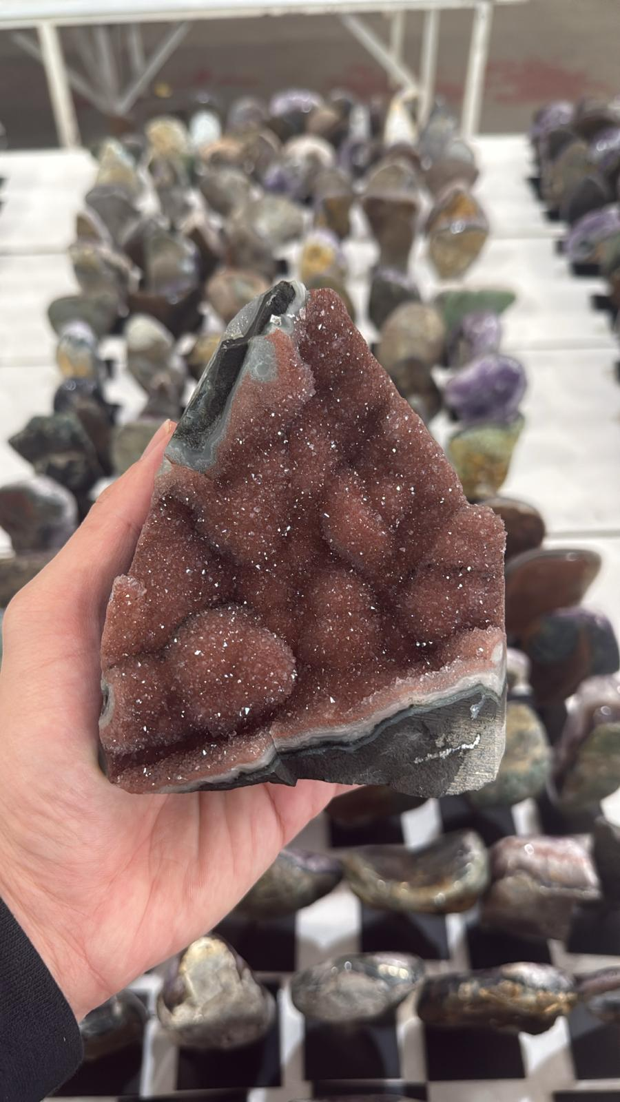 WL257 黑銀河紫水晶鎮 SSS級別 A257 1kg