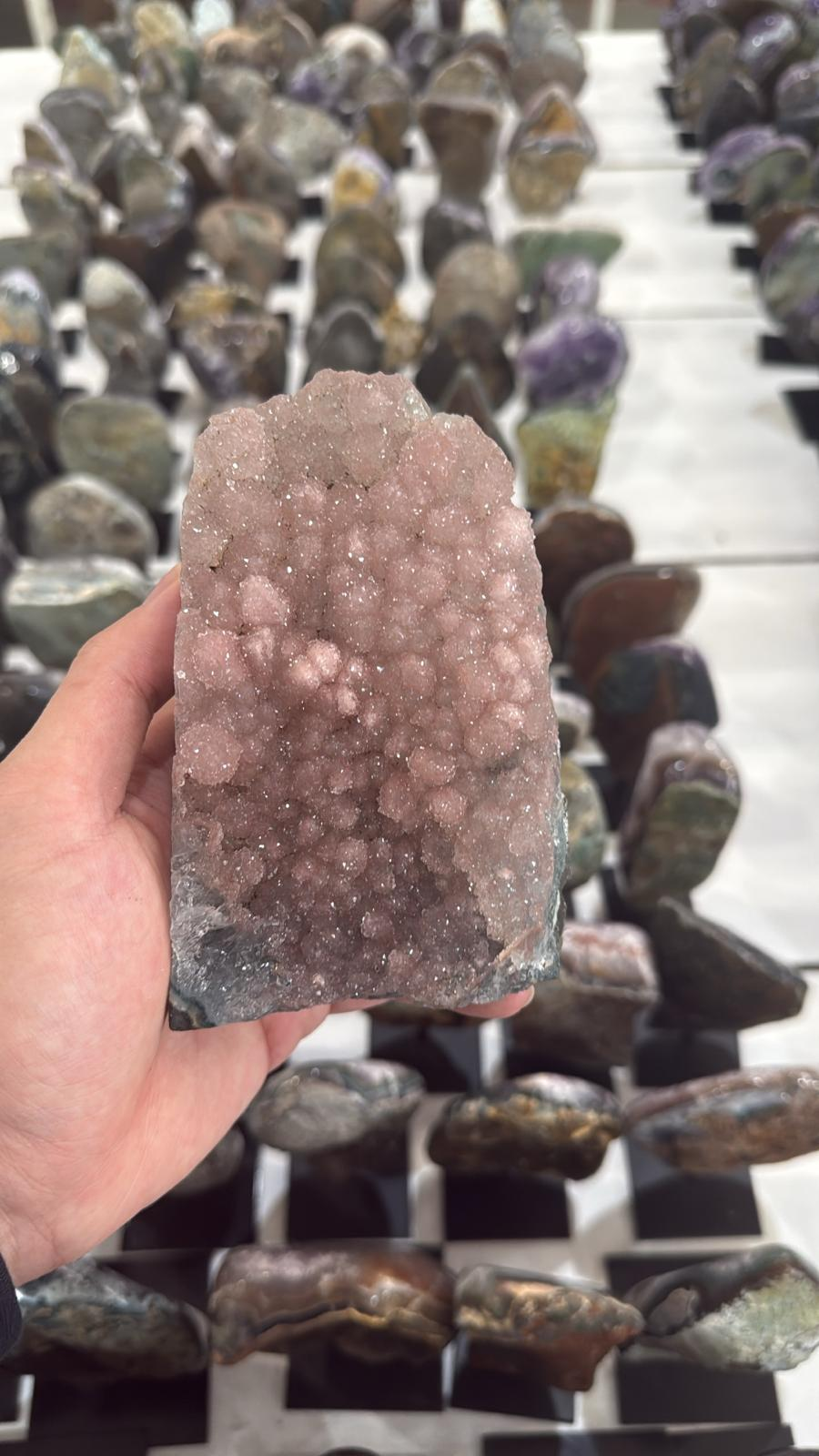 WL258 黑銀河紫水晶鎮 SSS級別 A258 0.9 kg