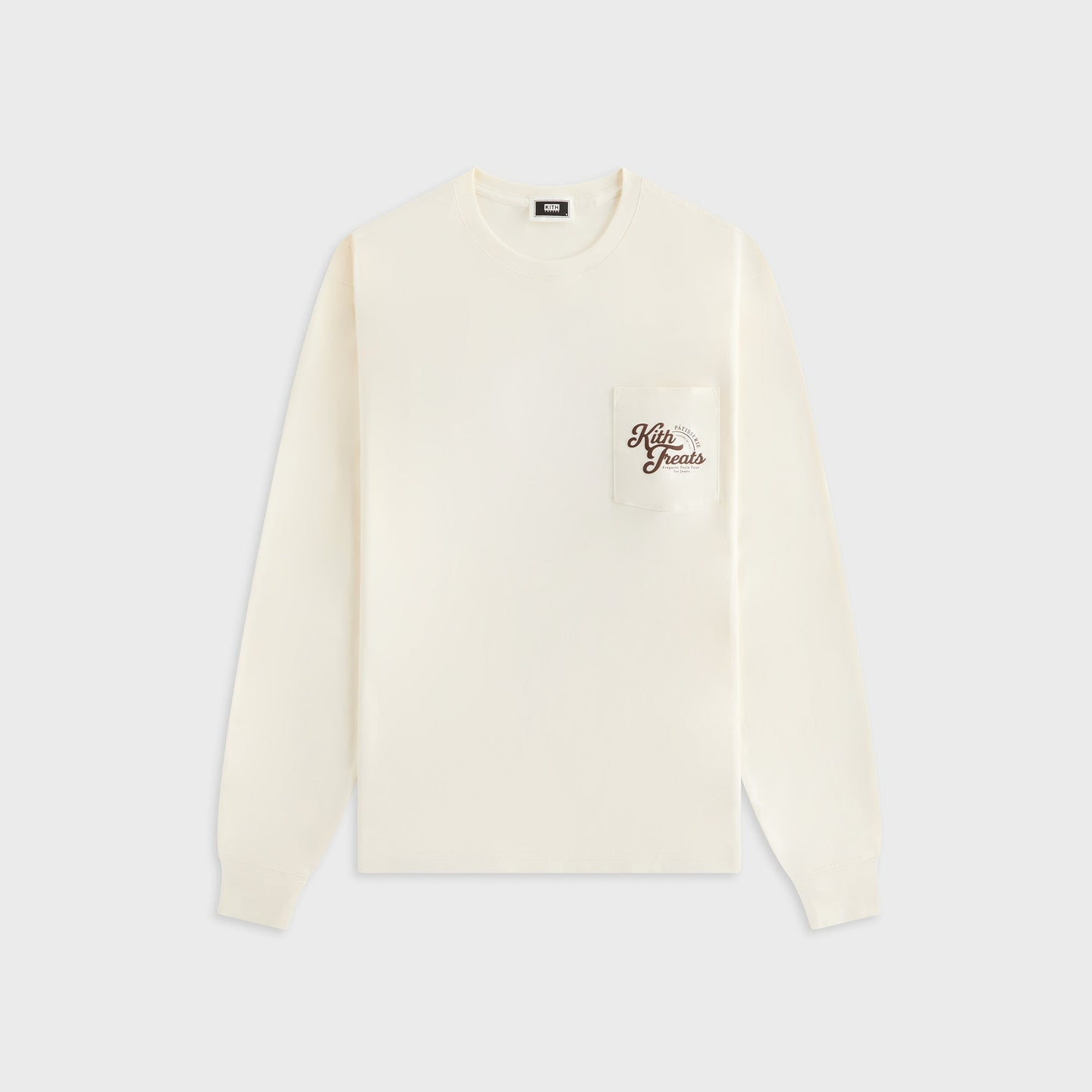 2026SS Kith Treats Croissant Long Sleeve Pocket Tee 牛角麵包 口袋 長T 現貨 kht030242-104