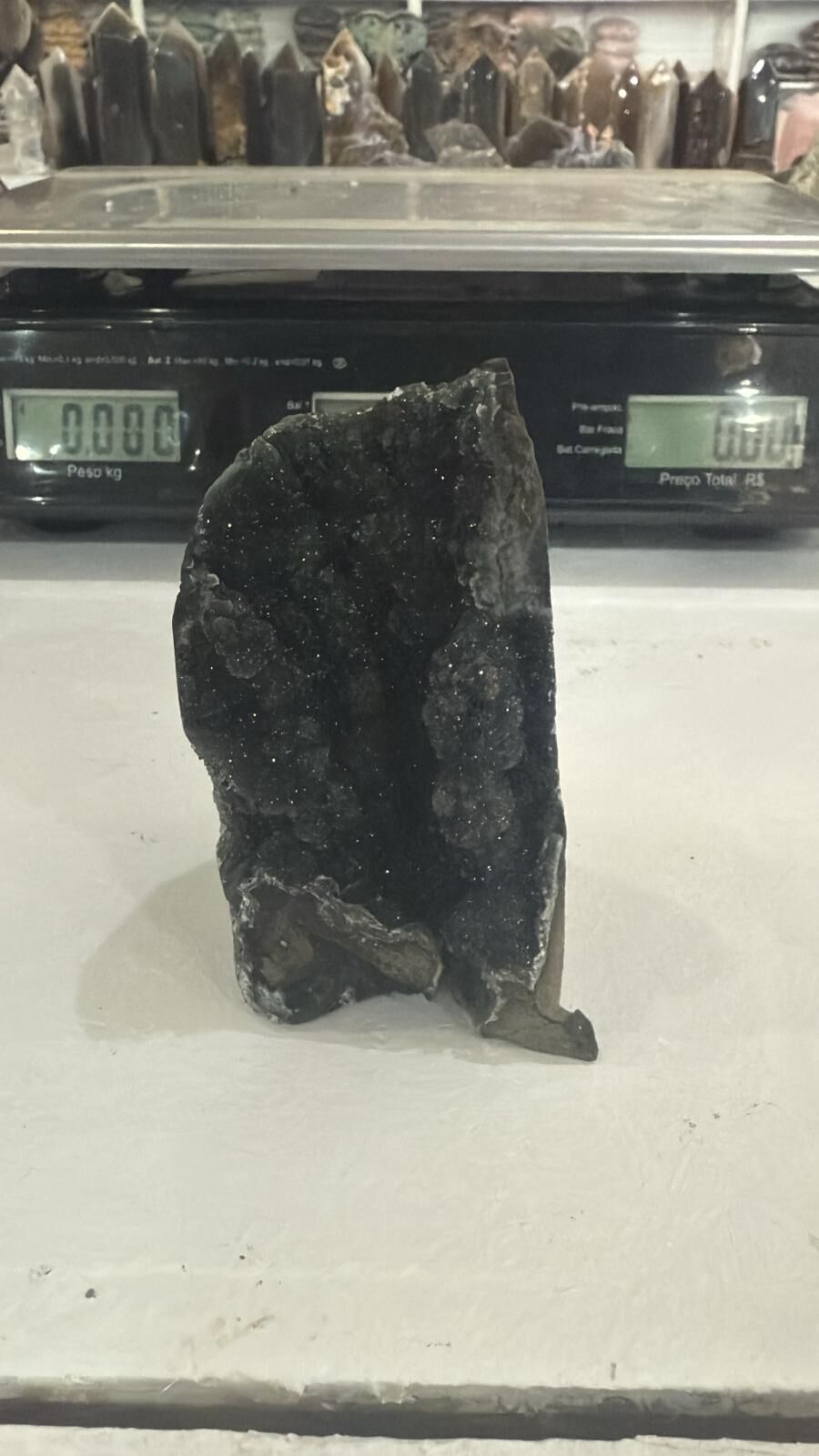 WL244 黑銀河紫水晶鎮 A244 33.2kg SS級