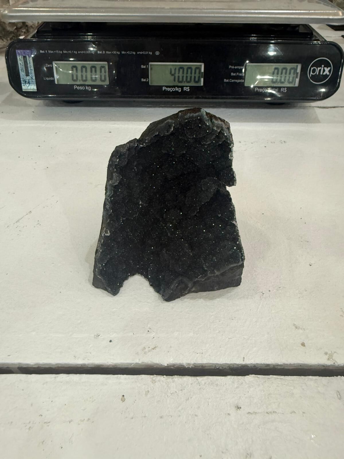 WL243 黑銀河紫水晶鎮 A243 0.645kg SS級