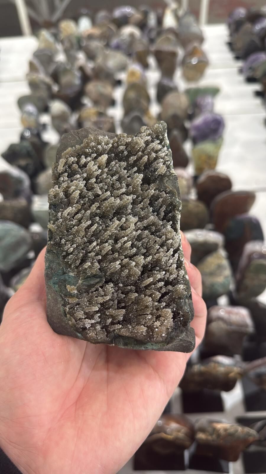 WL264 黑銀河紫水晶鎮 SSS級別 A264 0.7 kg