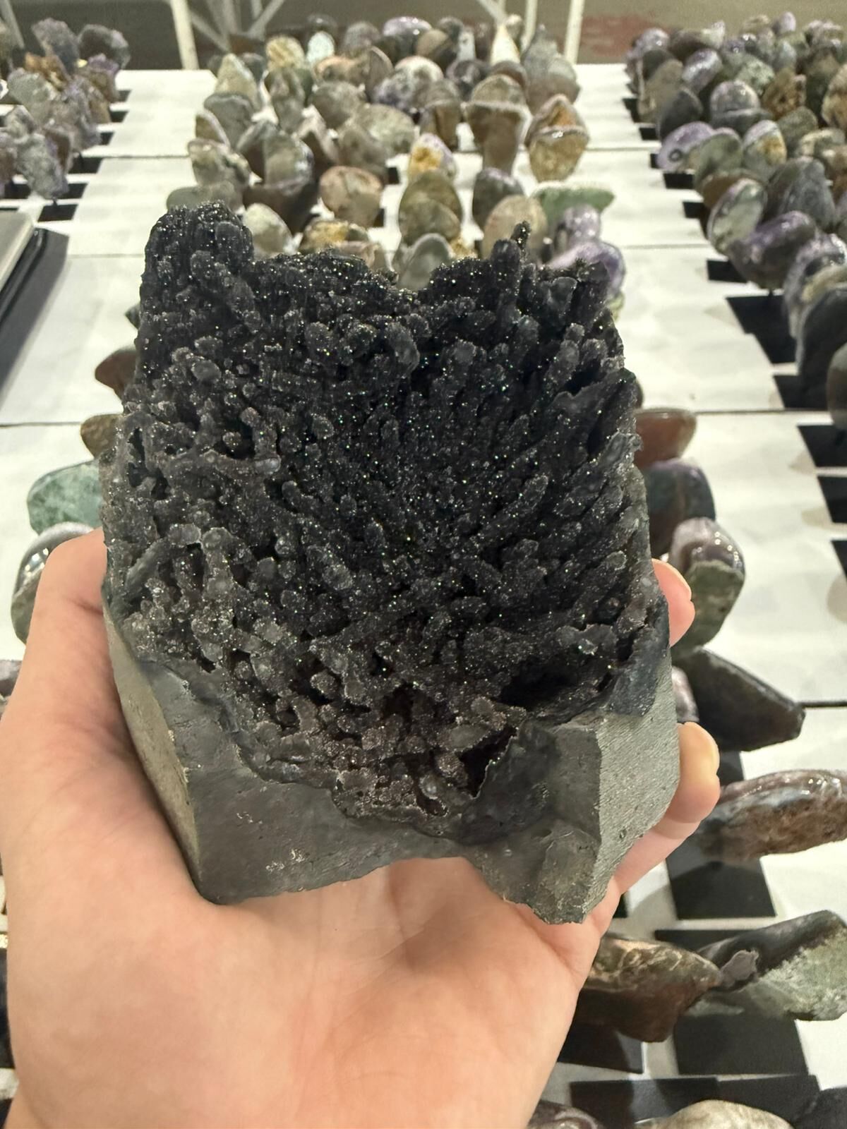 WL263 黑銀河紫水晶鎮 SSS級別 A263 0.7 kg