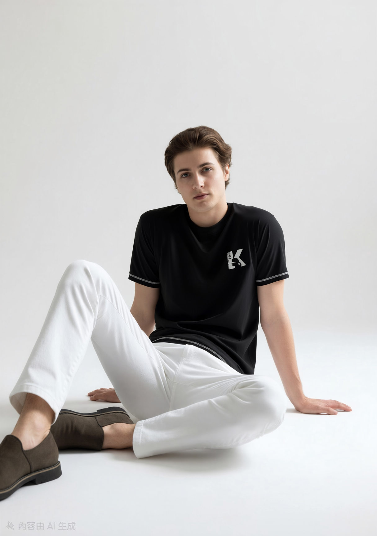 KARL 老佛爺 K logo 男款 Tee