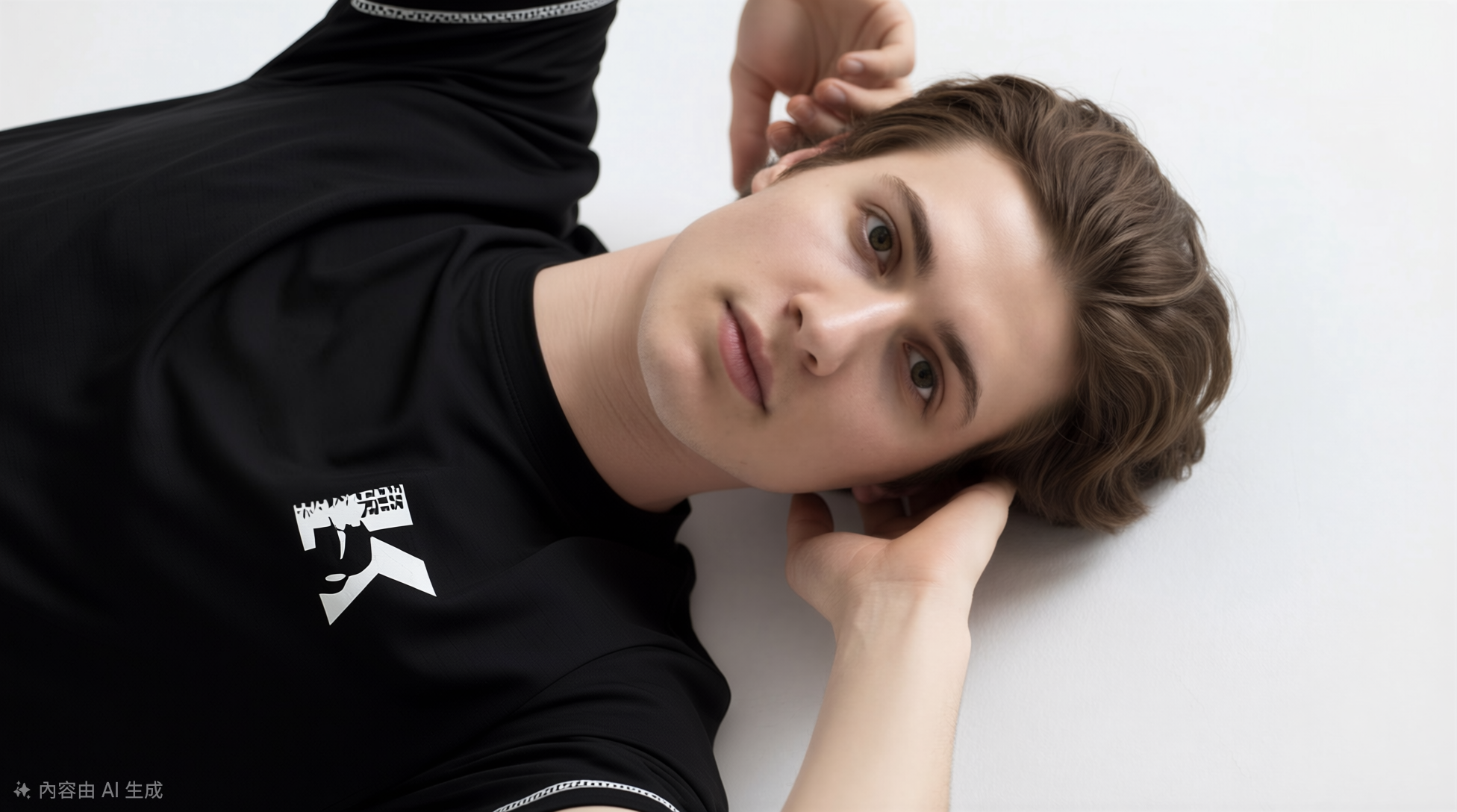 KARL 老佛爺 K logo 男款 Tee