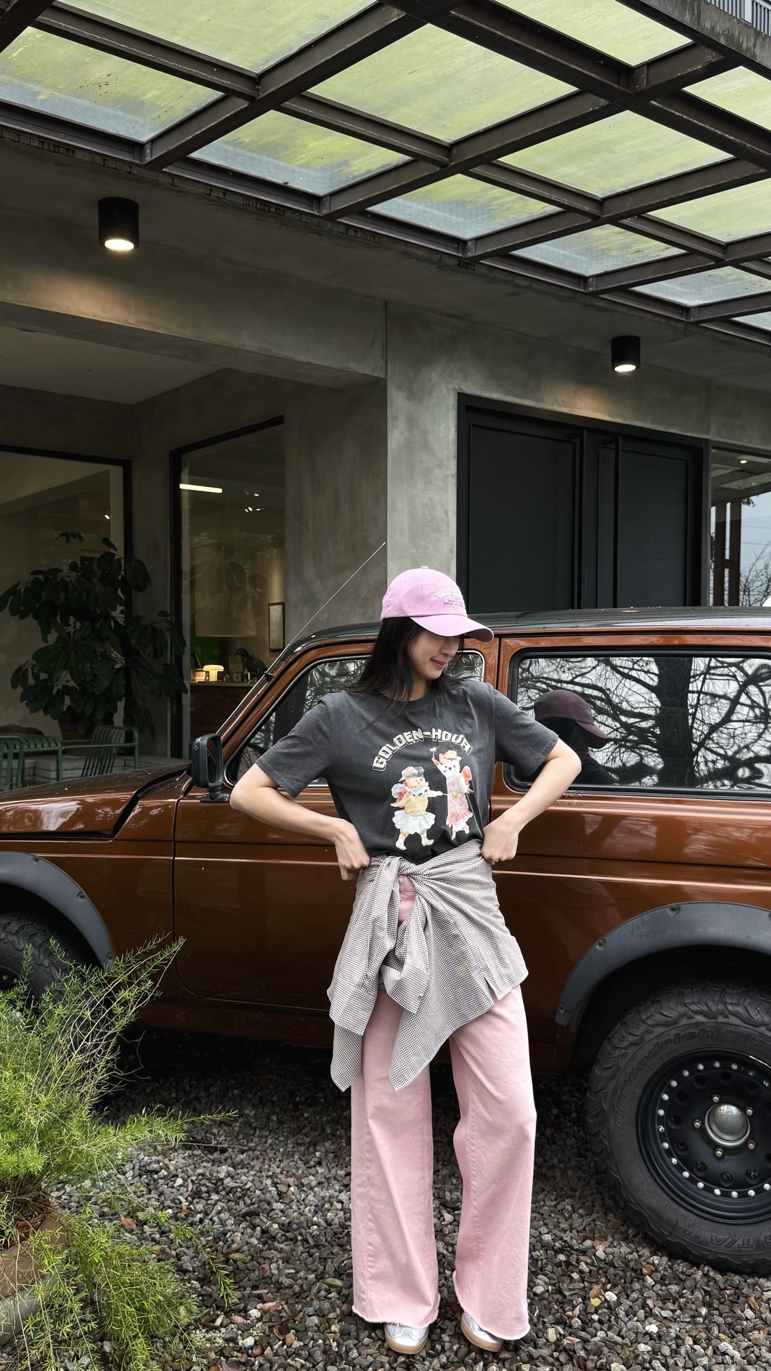 芭蕾舞小貓圖T-shirt