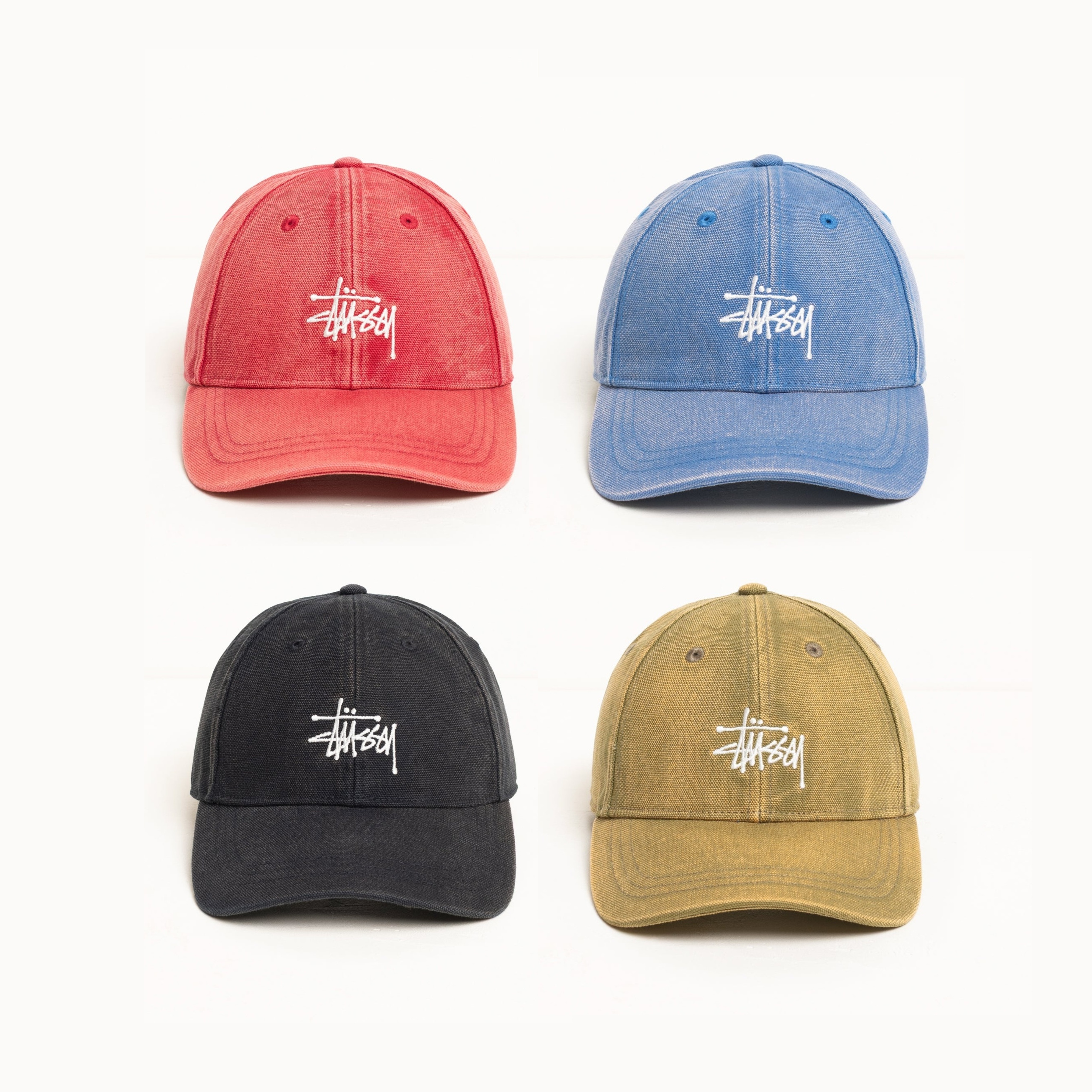 2026SS STUSSY BASIC STÜSSY CAP WASHED CANVAS 水洗 帽子 1311210
