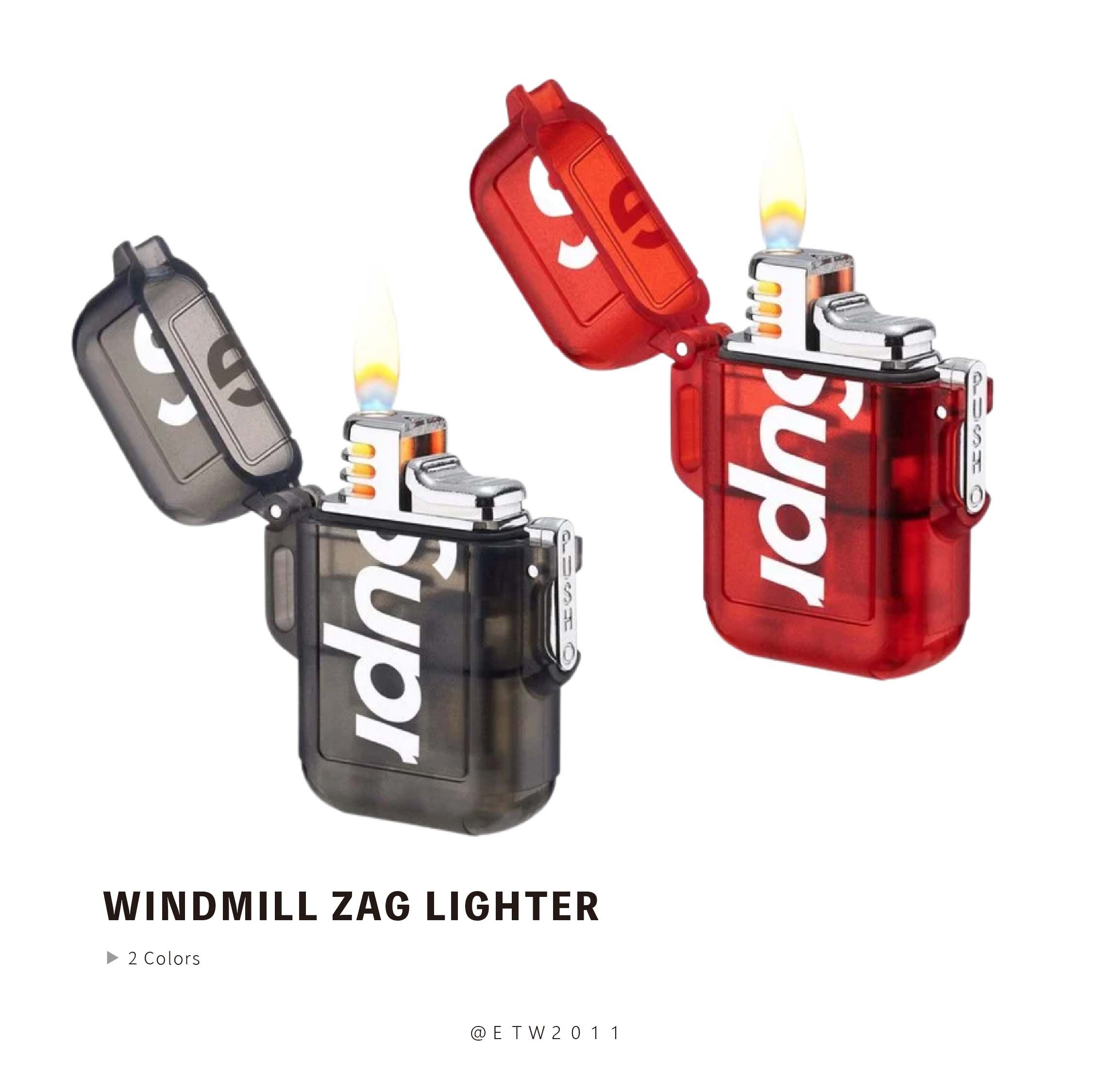 ☆ETW☆【EASY TO WEAR】SUPREME 26SS WINDMILL ZAG LIGHTER 噴射 打火機 聯名
