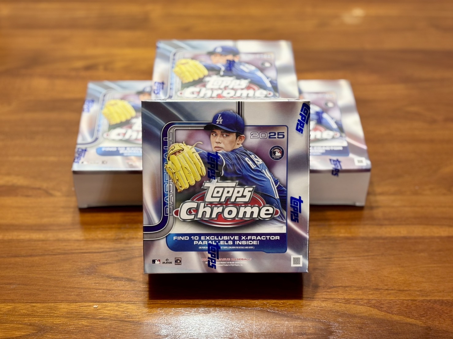 Topps 2025 MLB Chrome Baseball Mega Box 球員卡 卡盒