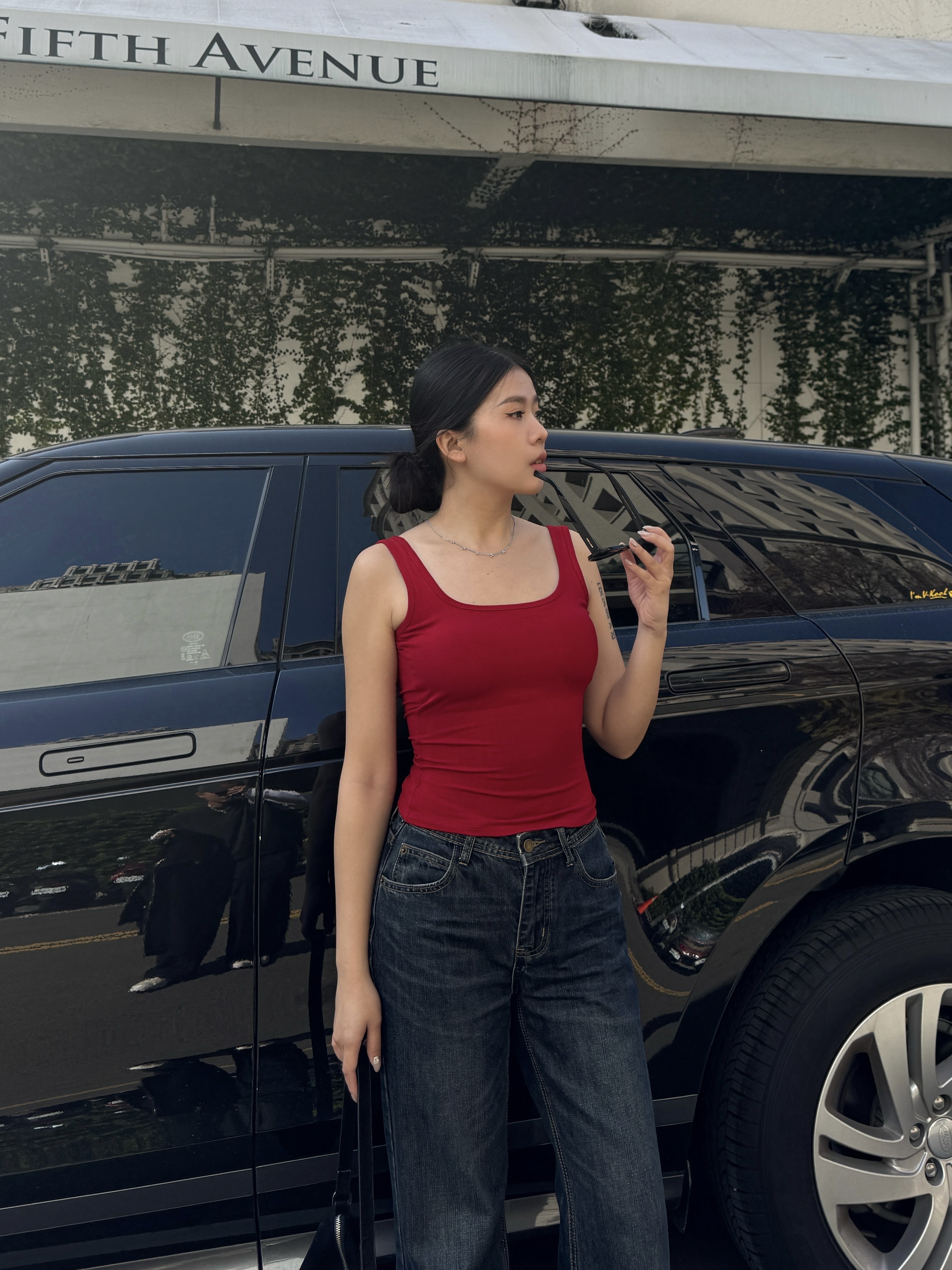 自留🌟簡約方領露背BraTop(2色)