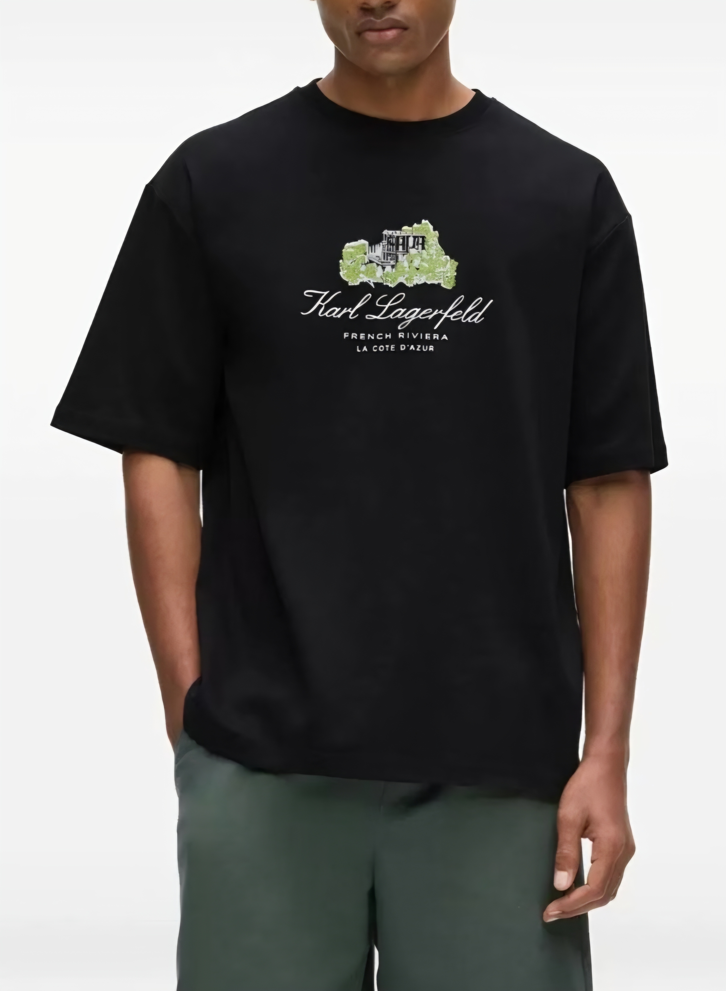 KARL 老佛爺 french logo 男款 Tee