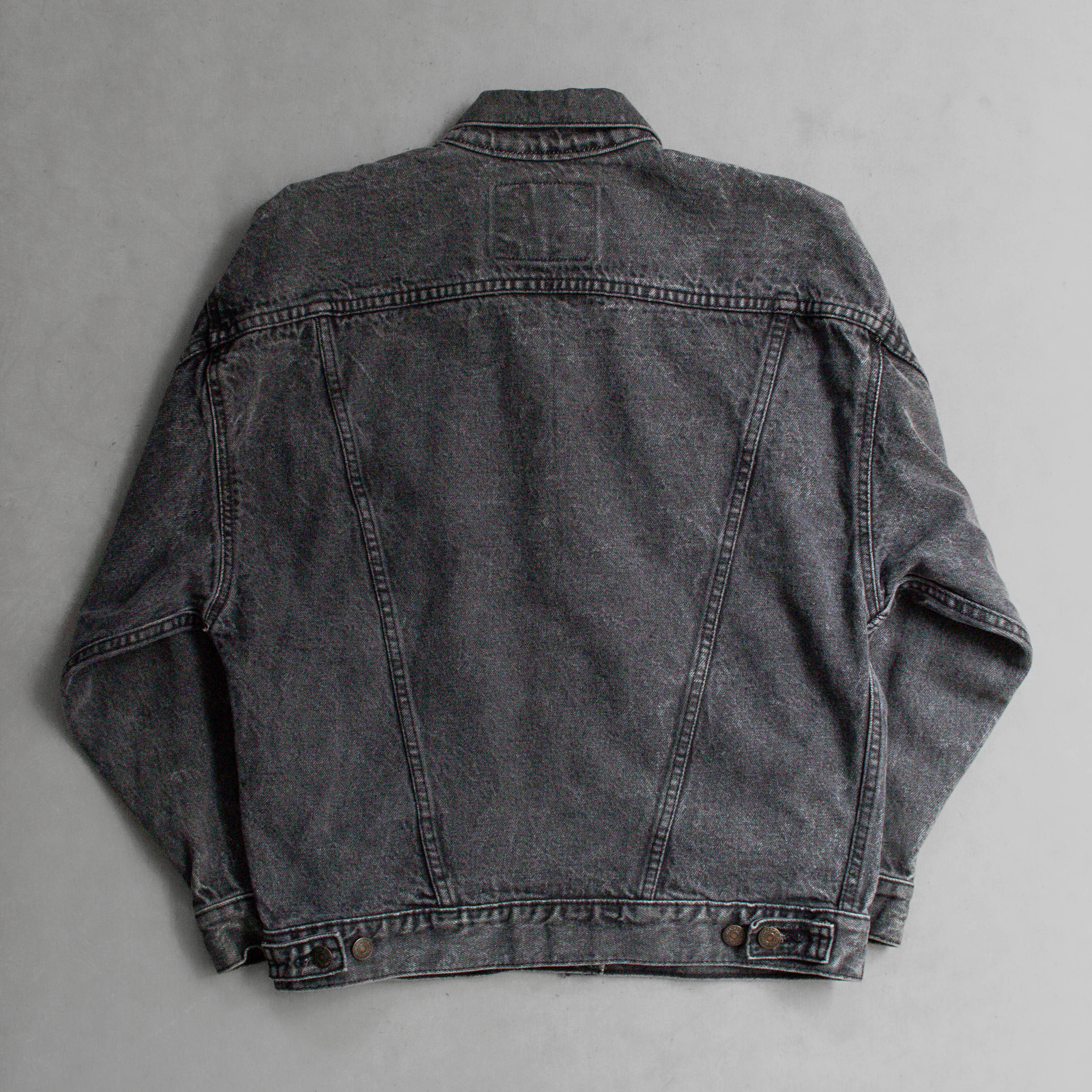 80S LEVIS BLACK DENIM JACKET 美國製 黑丹寧 卡車司機 外套 夾克