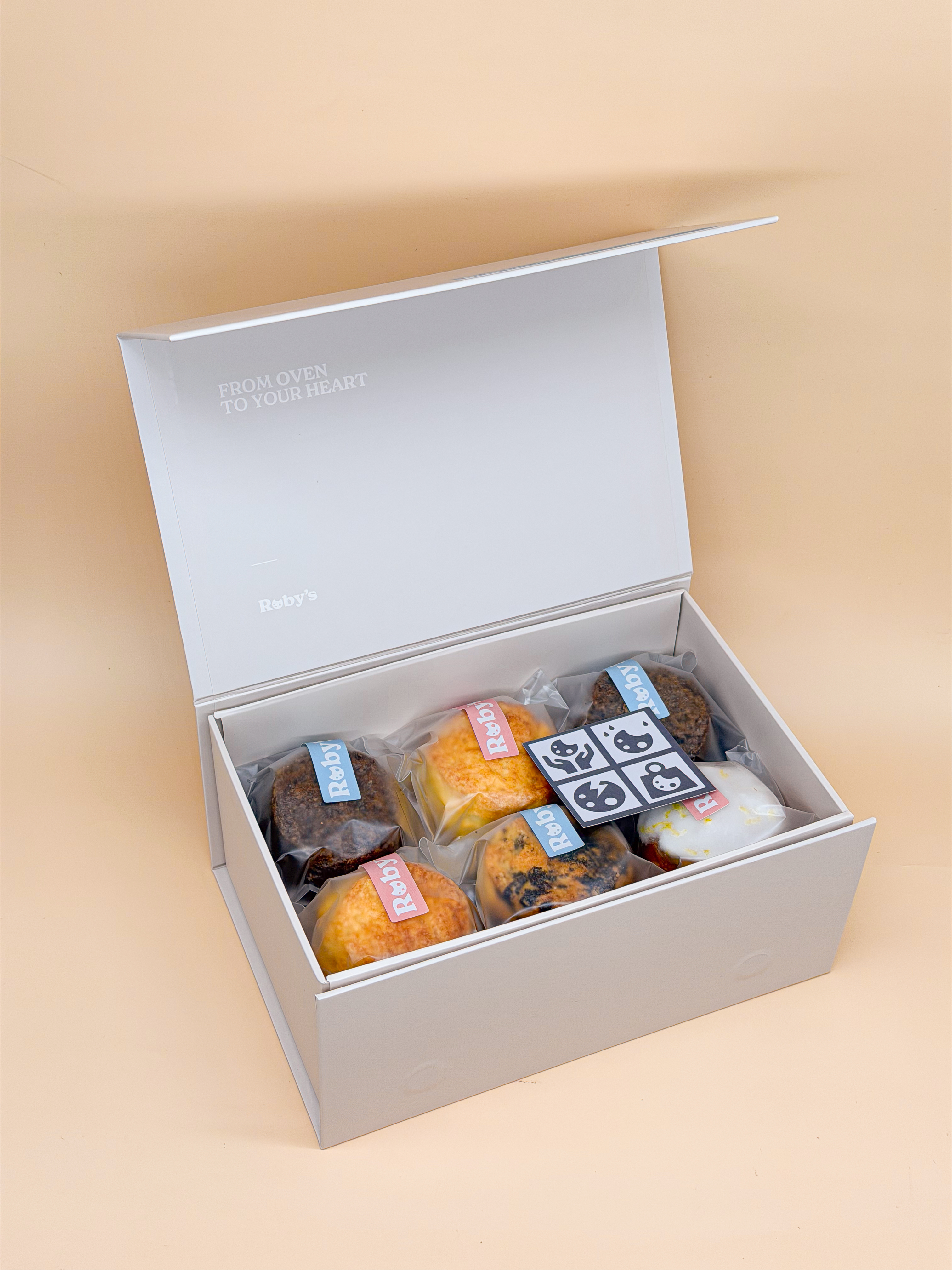 精裝彌月禮盒：6入司康（30 盒起訂）