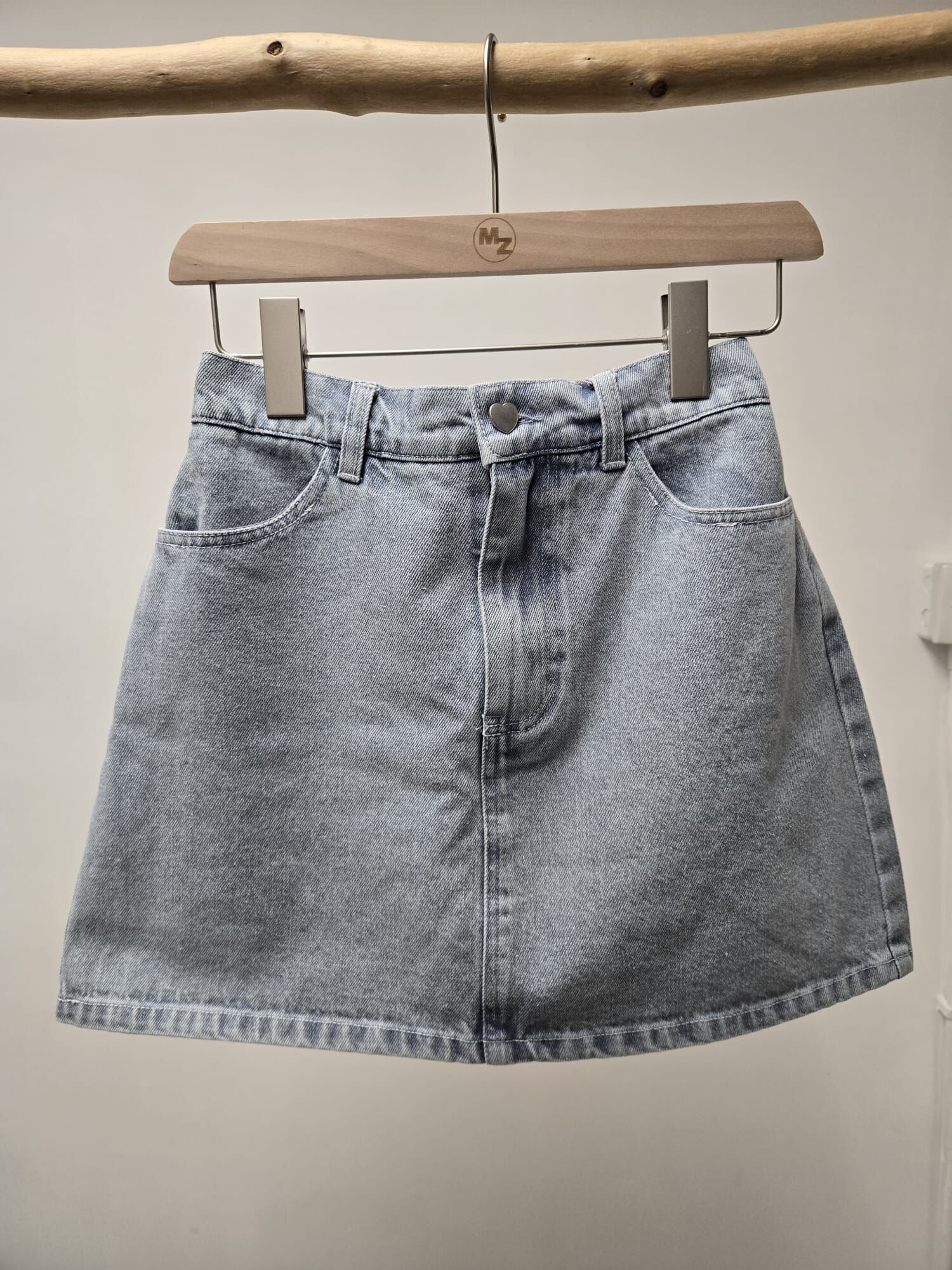 NC 心型袋 短牛仔裙