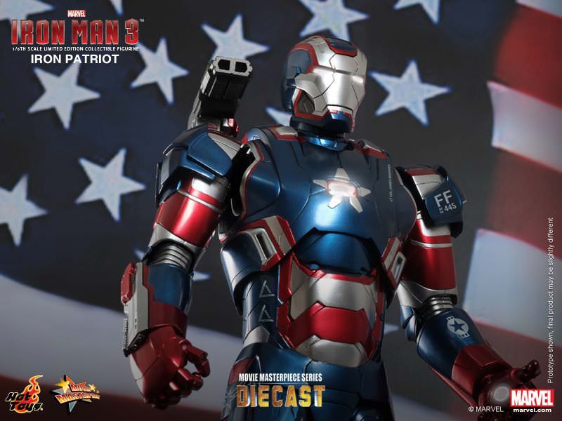 其它-Hottoys- Iron Patriot 愛國者 MMS195-D01