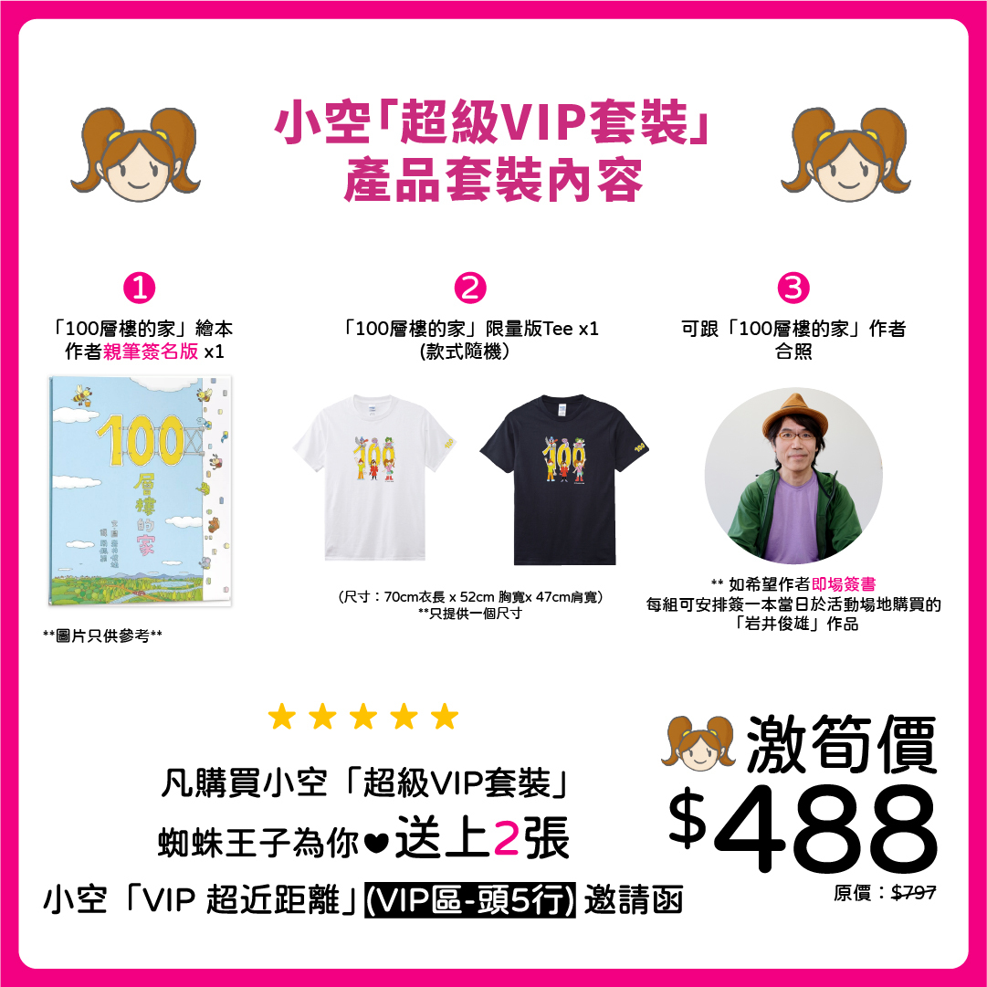 小空「超級VIP套裝」- 「岩井俊雄」100樓的家！香港粉絲大派對