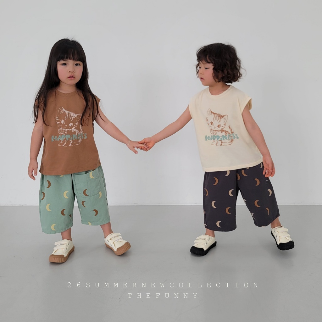 正韓夏thefunny 快樂小貓咪背心