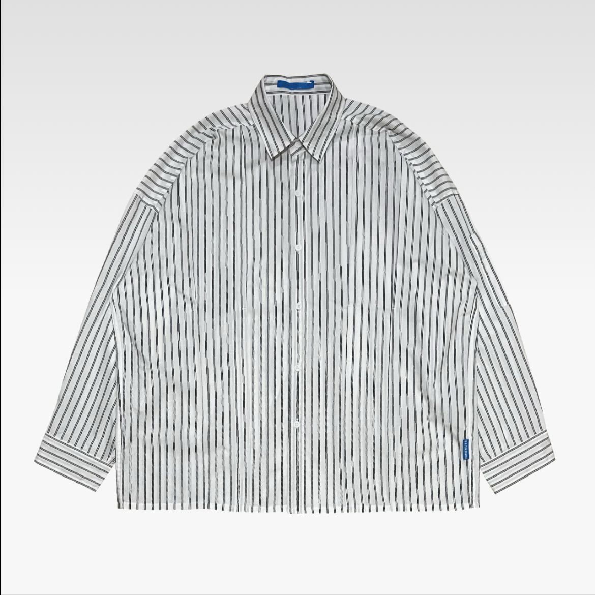 直紋長袖恤衫 S3476