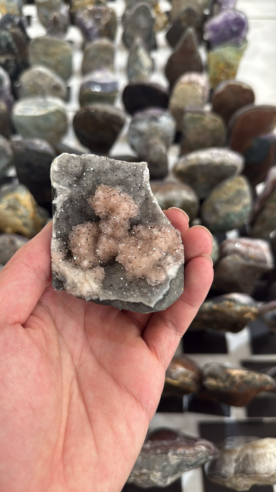 WL267 黑銀河紫水晶鎮 SSS級別 A267 0.2 kg